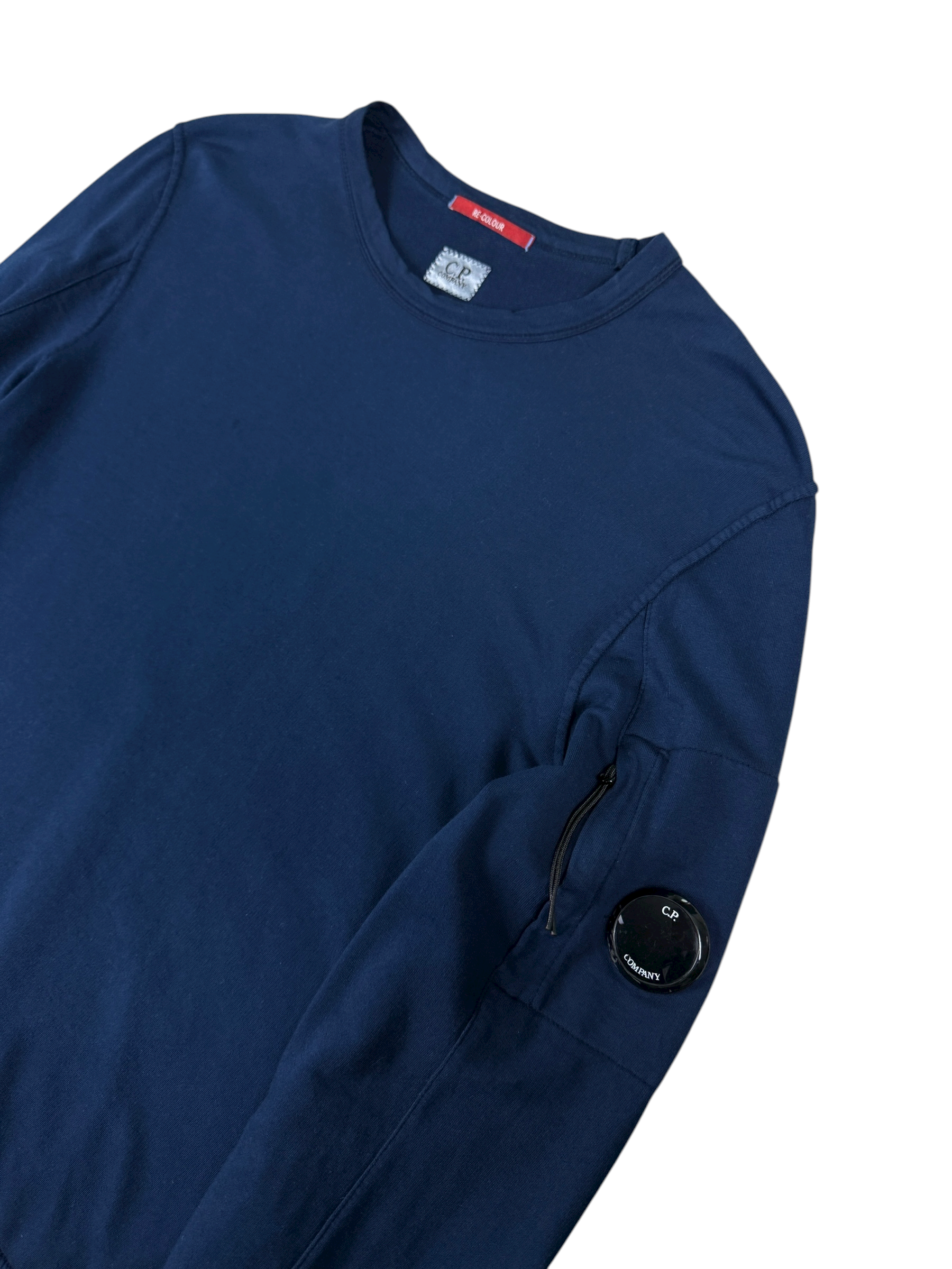 CREWNECK C. P COMPANY RE-COLOUR - MARINE - TAILLE M