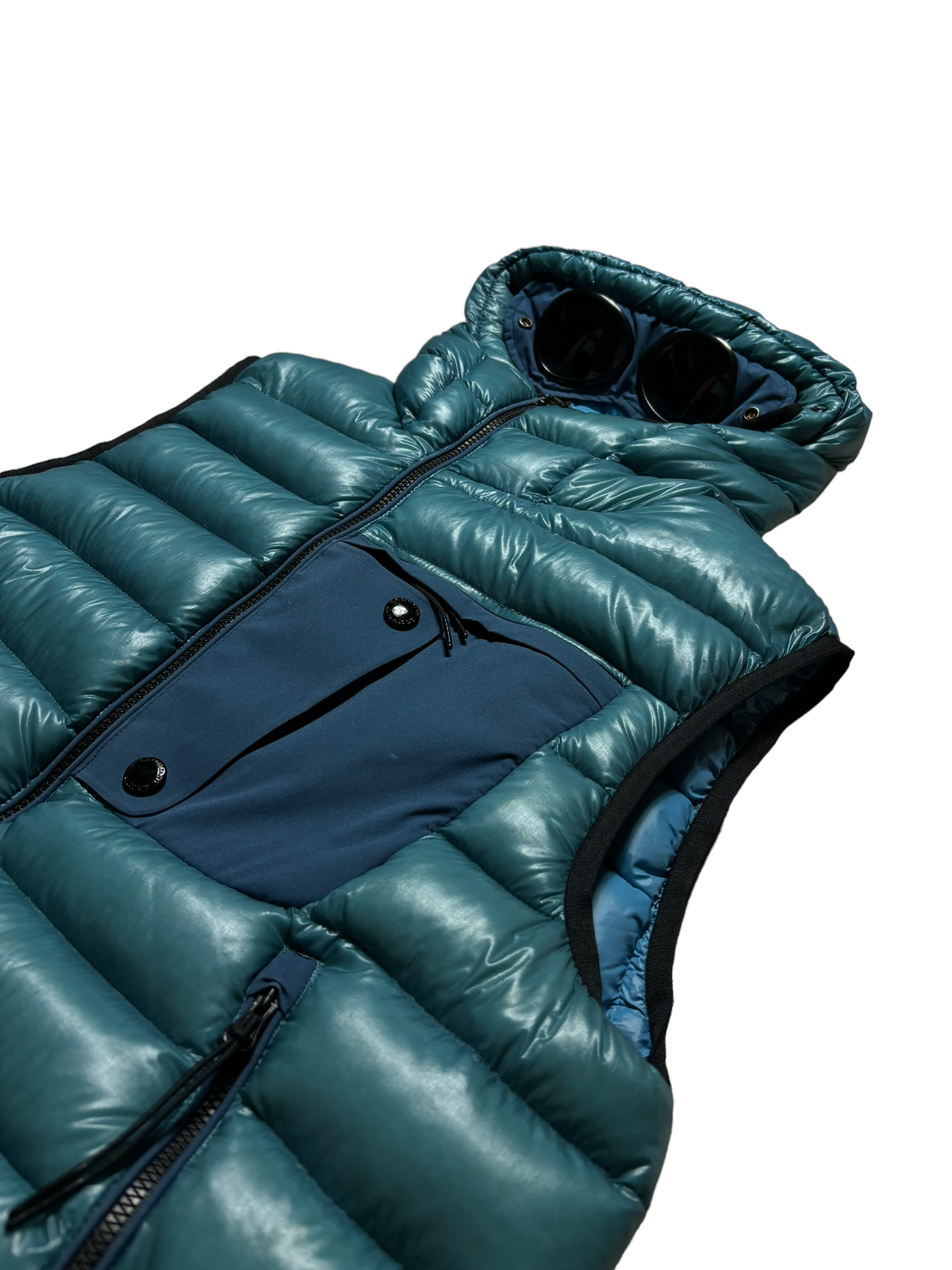 GILET C.P COMPANY D.D. SHELL DOWN JACKET GOGGLE JACKET