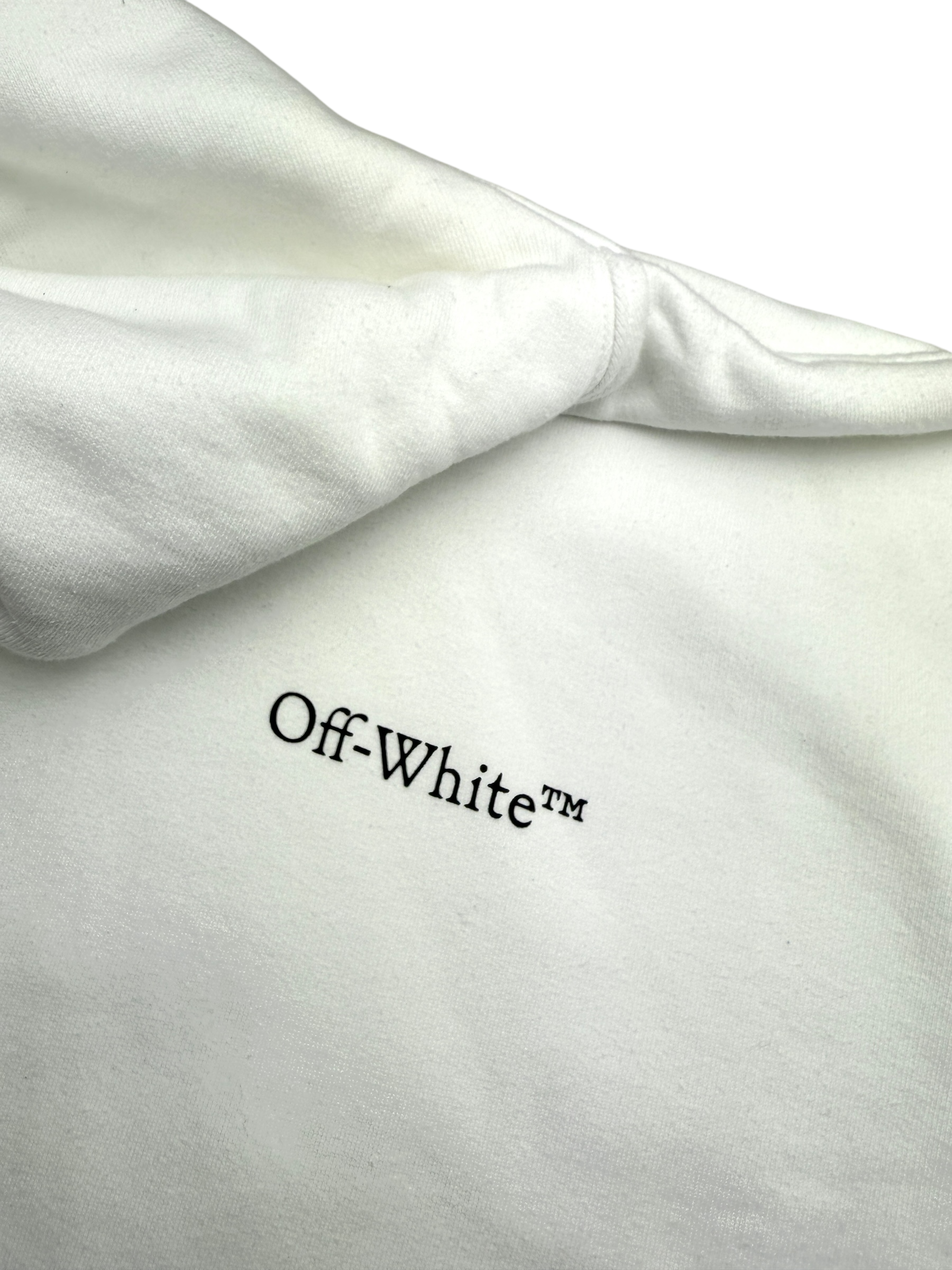 SWEAT-SHIRT OFF-WHITE - BLANC - TAILLE XS