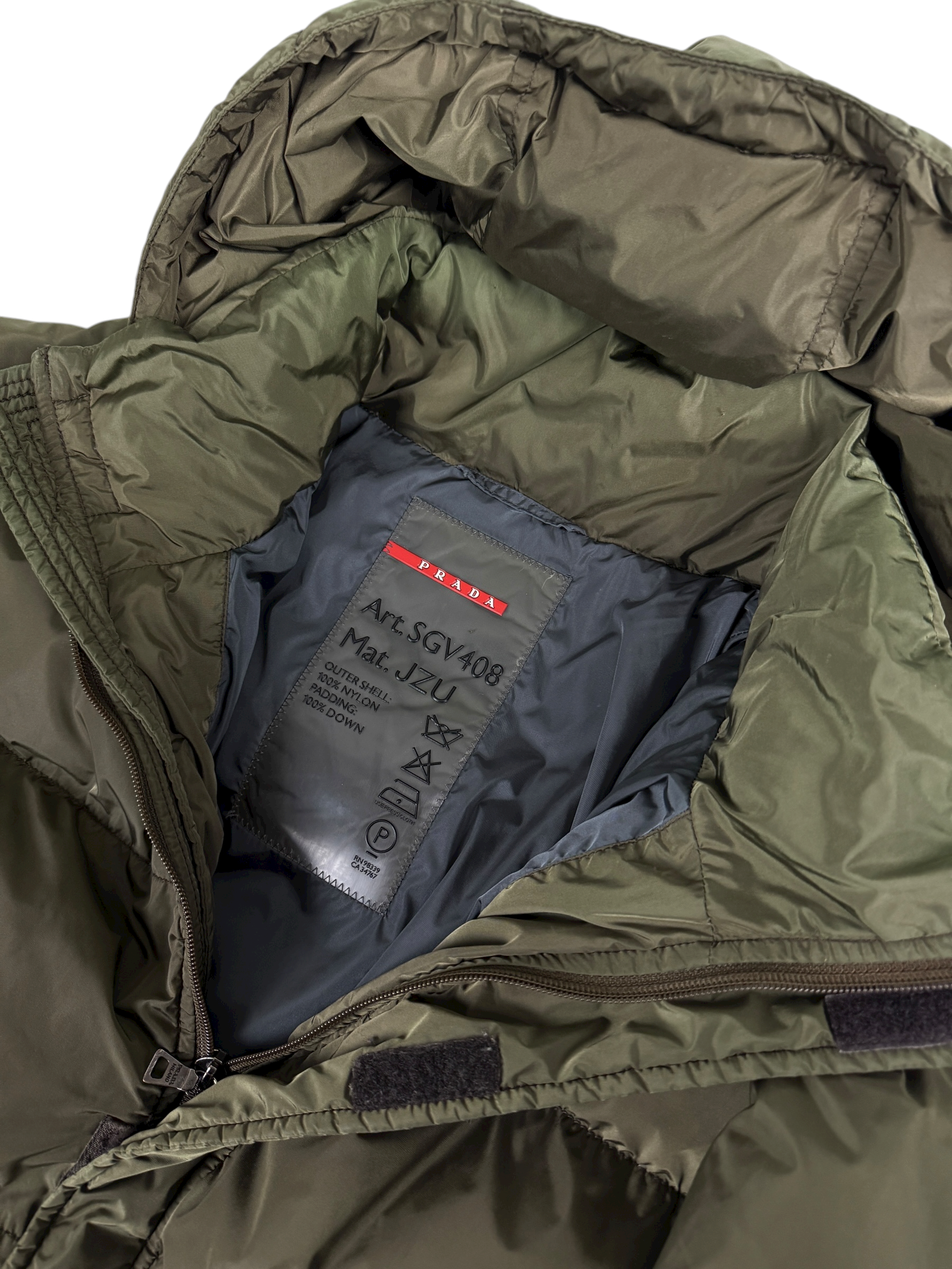 DOUDOUNE PRADA - TAILLE 48 - KAKI