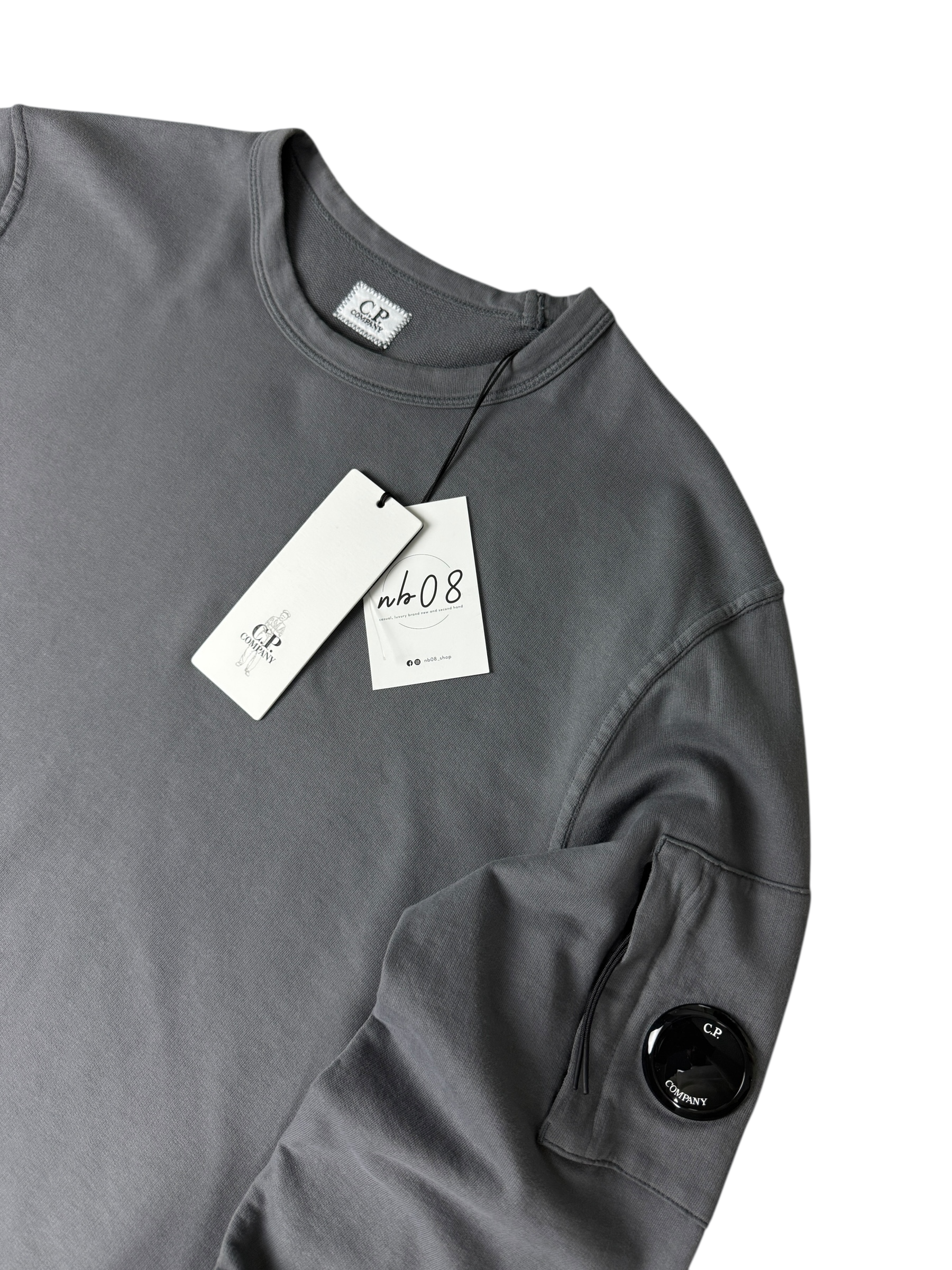 CREWNECK C.P COMPANY - GRIS - TAILLE S - NEUF