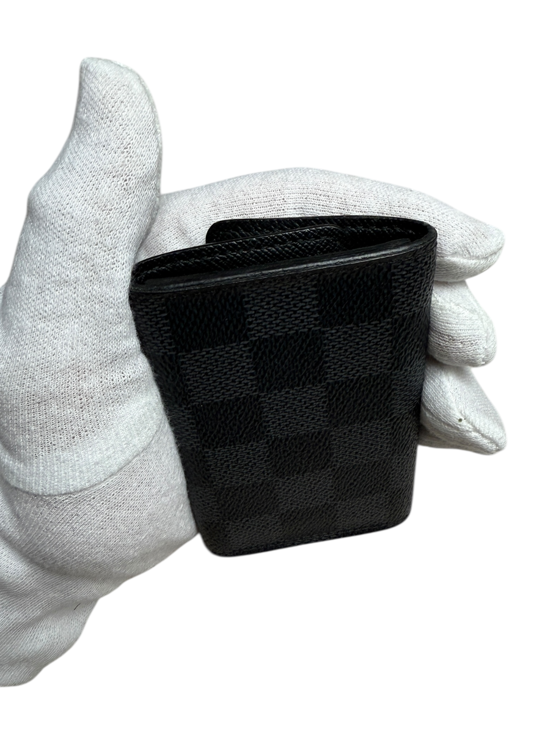PORTE CLÉ LOUIS VUITTON DAMIER GRAPHITE