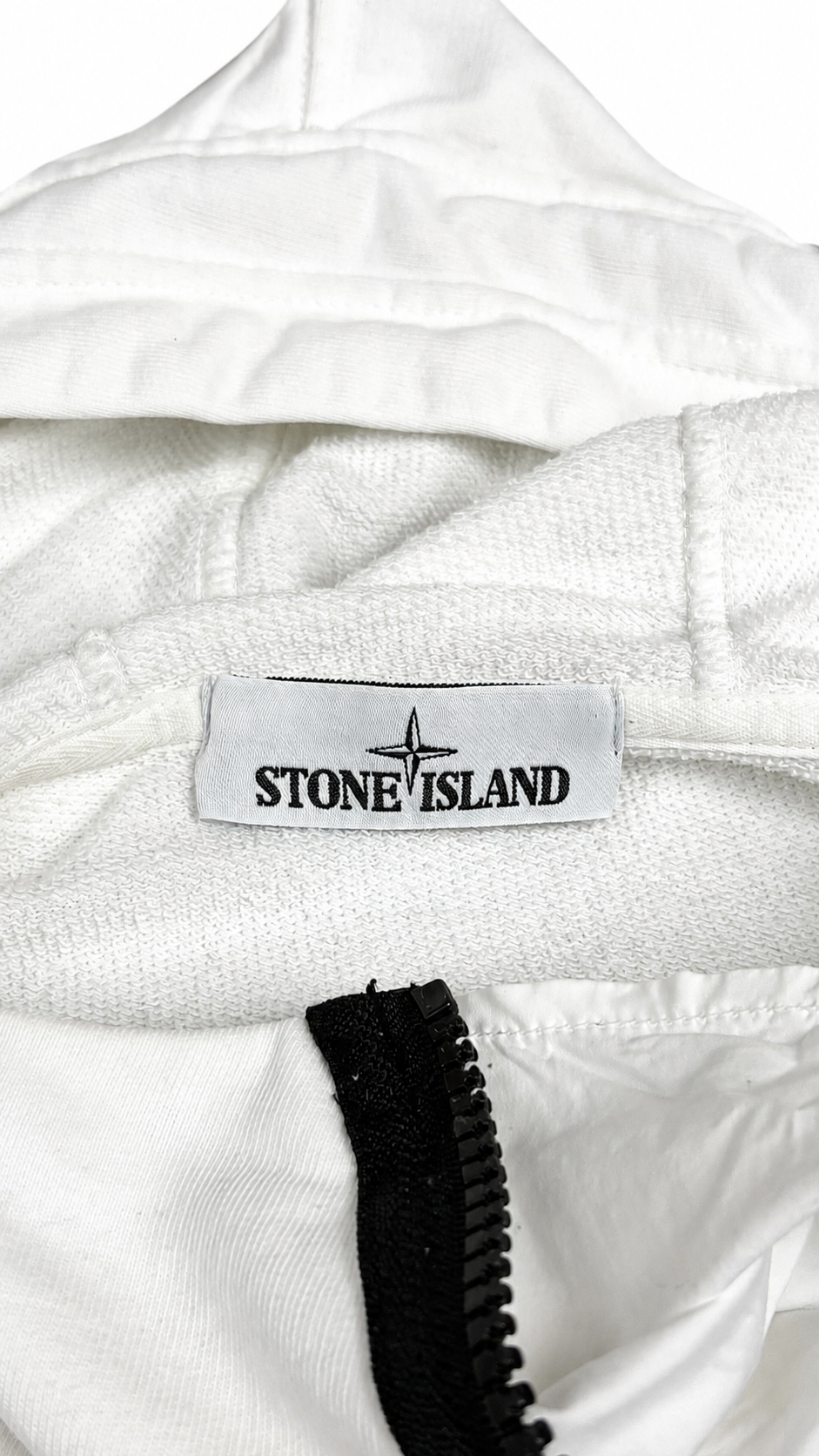 Hoodie Stone Island blanc taille M - vue 2/4