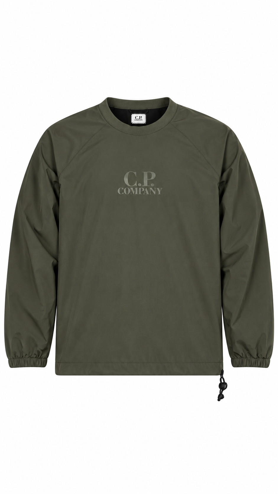 Sweat-shirt Crewneck C.P Company Logo Technique kaki taille S, seconde main authentifiée NB08 — vue 1