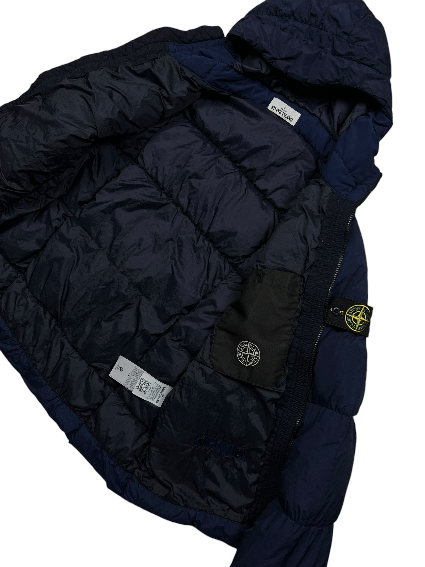 DOUDOUNE STONE ISLAND GARMENT DYED CRINKLE REPS NY DOWN