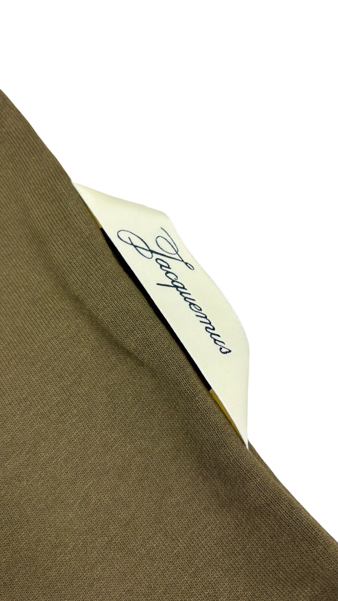 Jacquemus le Tee-Shirt Logo kaki neuf - vue 4/5