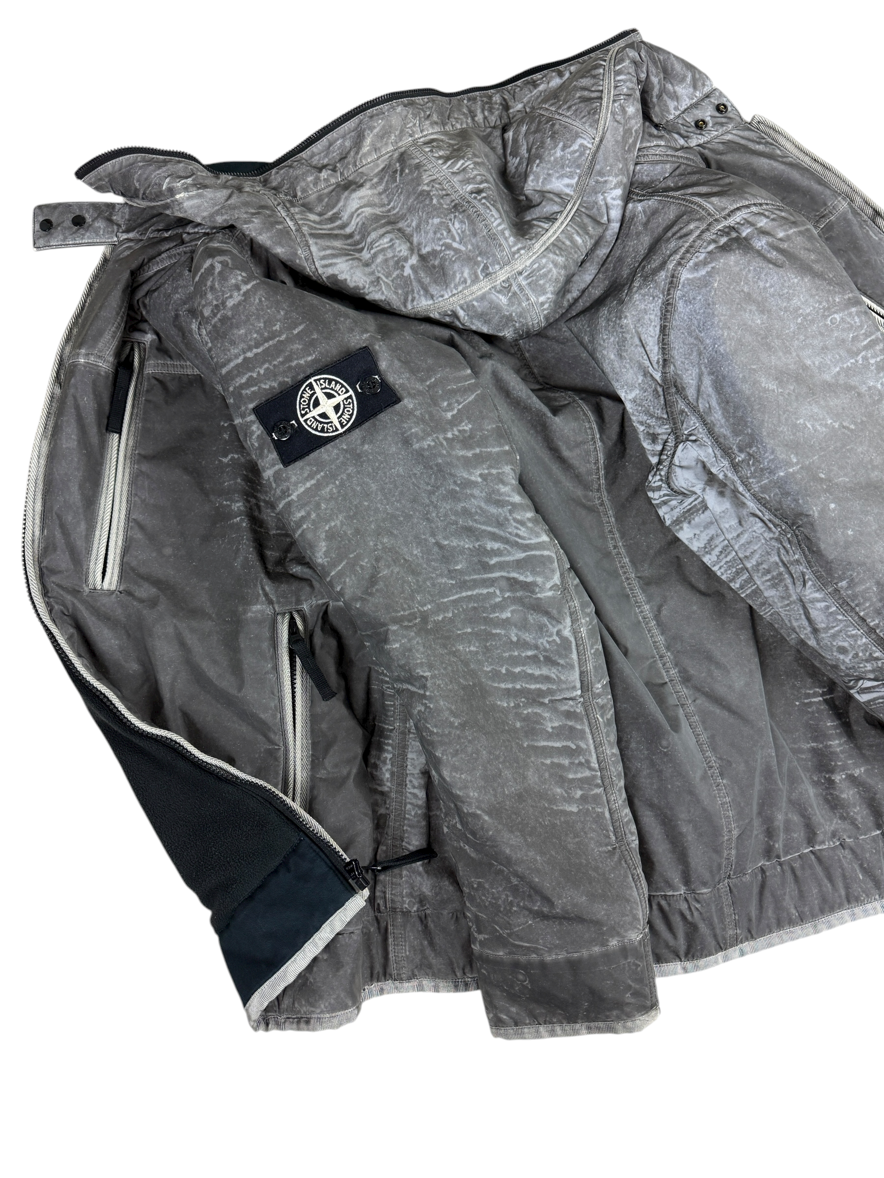 VESTE STONE ISLAND LIQUID REFLECTIVE - GRIS - TAILLE XL