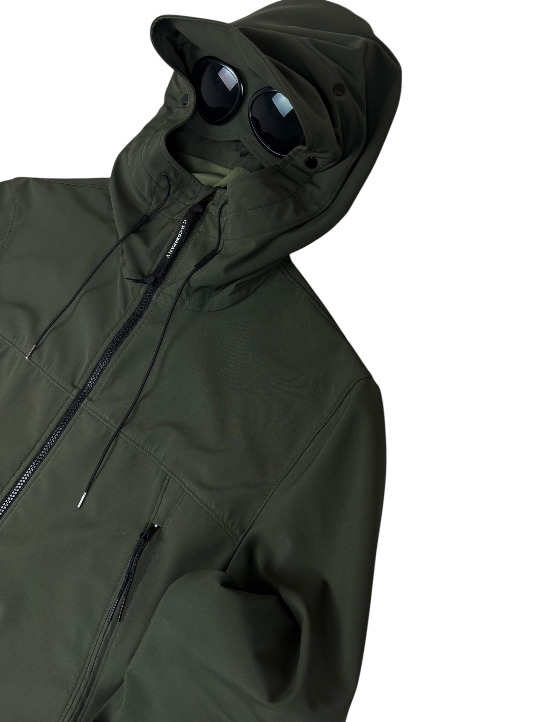VESTE C.P COMPANY SHELL GOGGLE JACKET - KAKI - TAILLE 54
