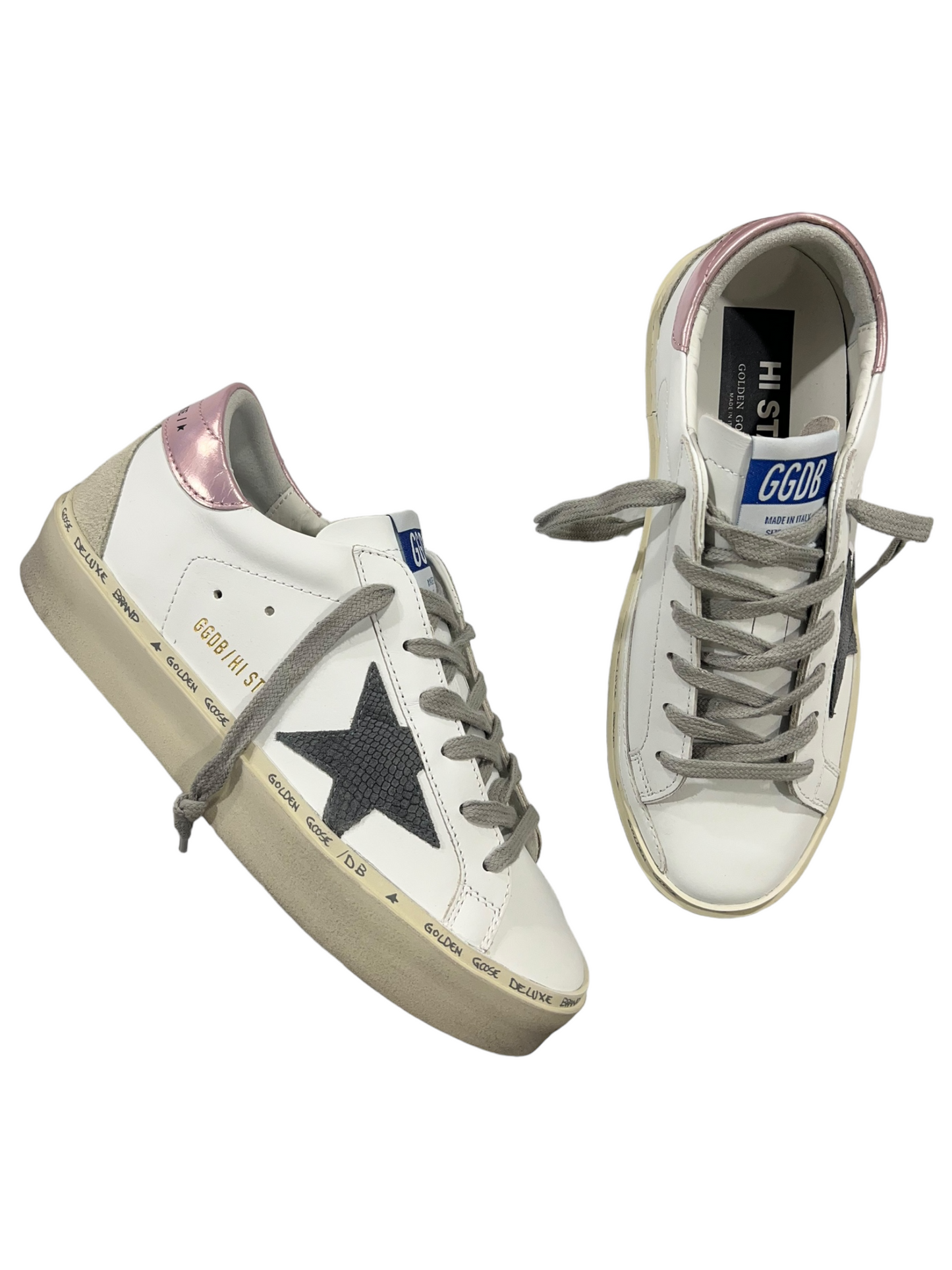 SNEAKERS GOLDEN GOOSE HI STAR CLASSIC WITH SPUR