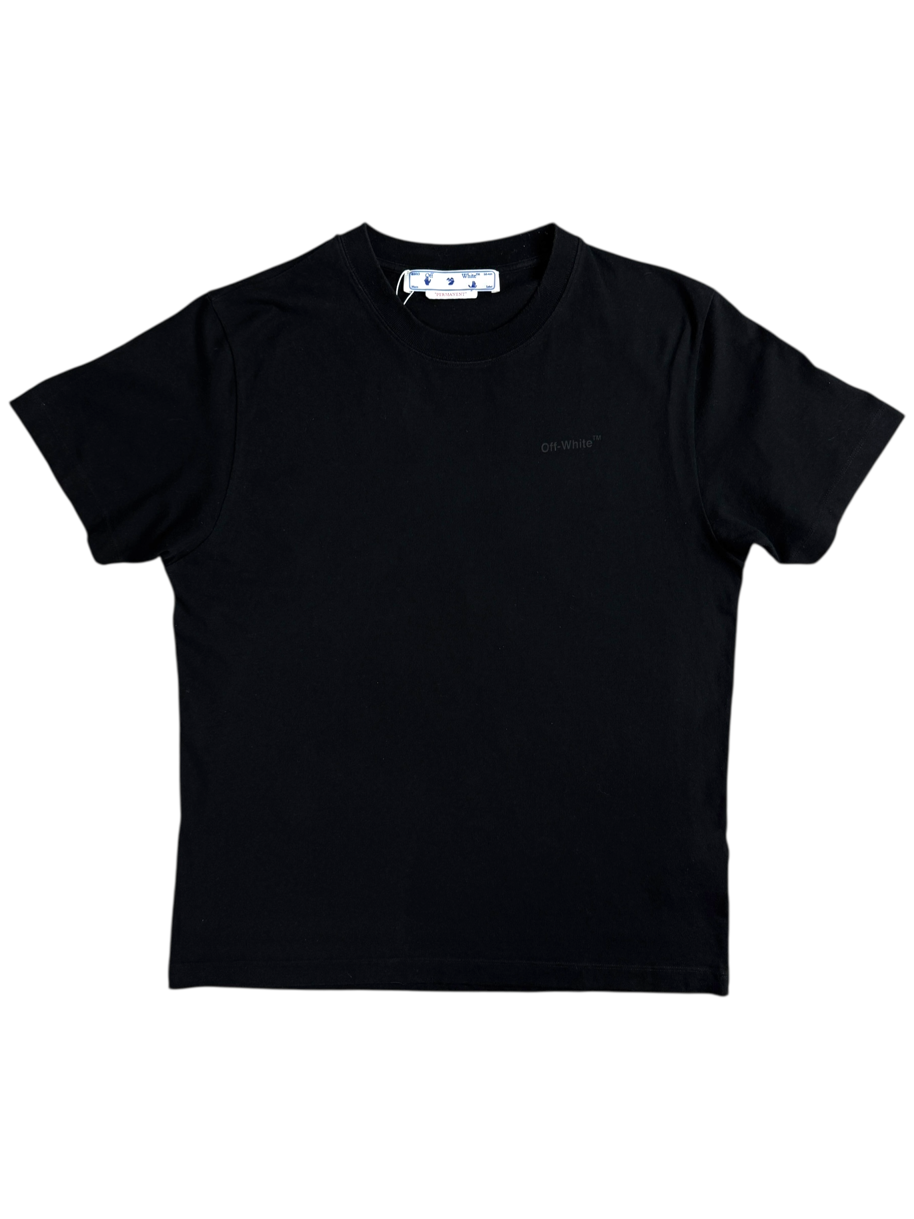 TEE-SHIRT OFF WHITE - NOIR - TAILLE L