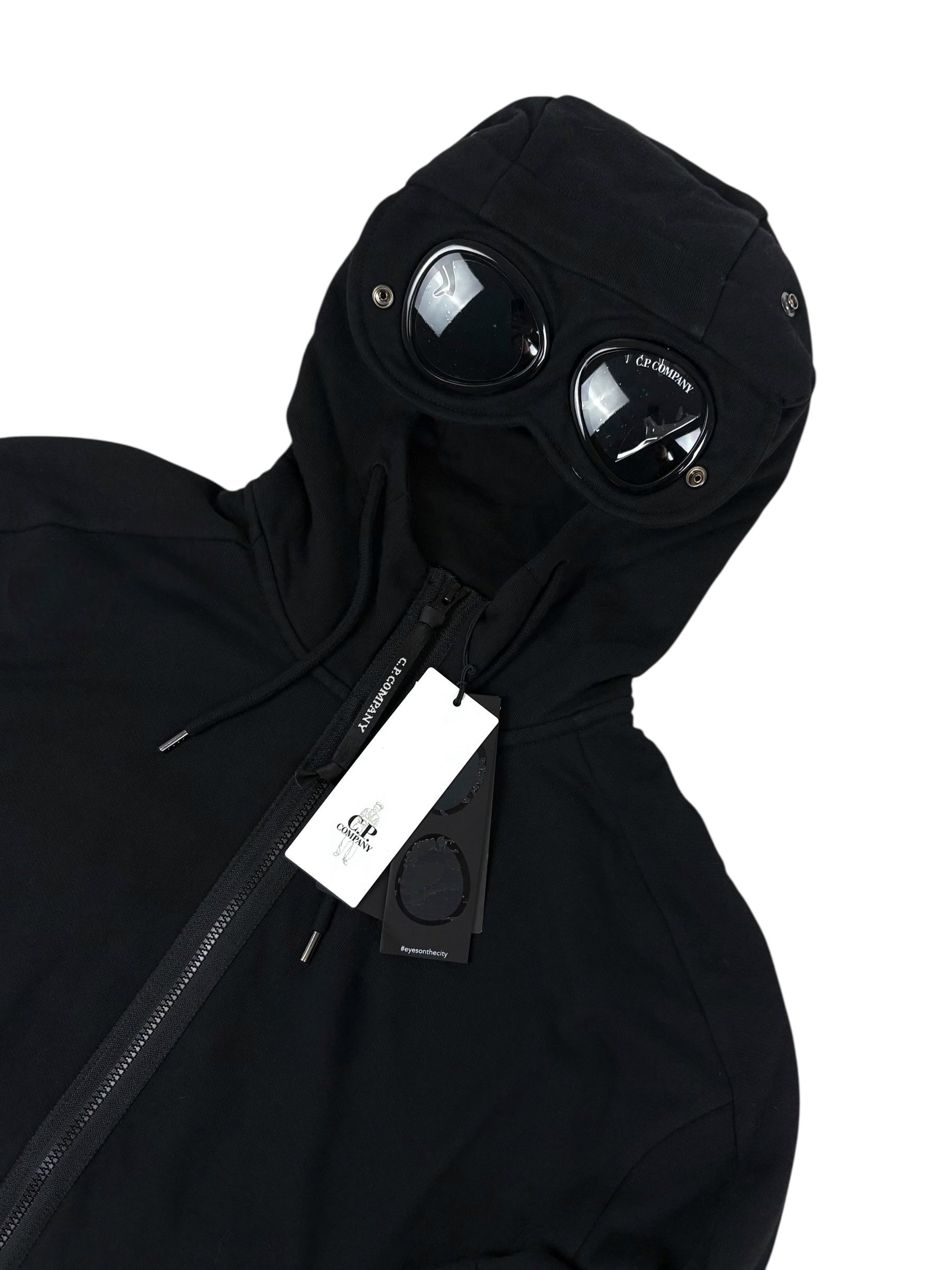 GILET C.P COMPANY GOGGLE JACKET - NOIR - TAILLE XS - NEUF
