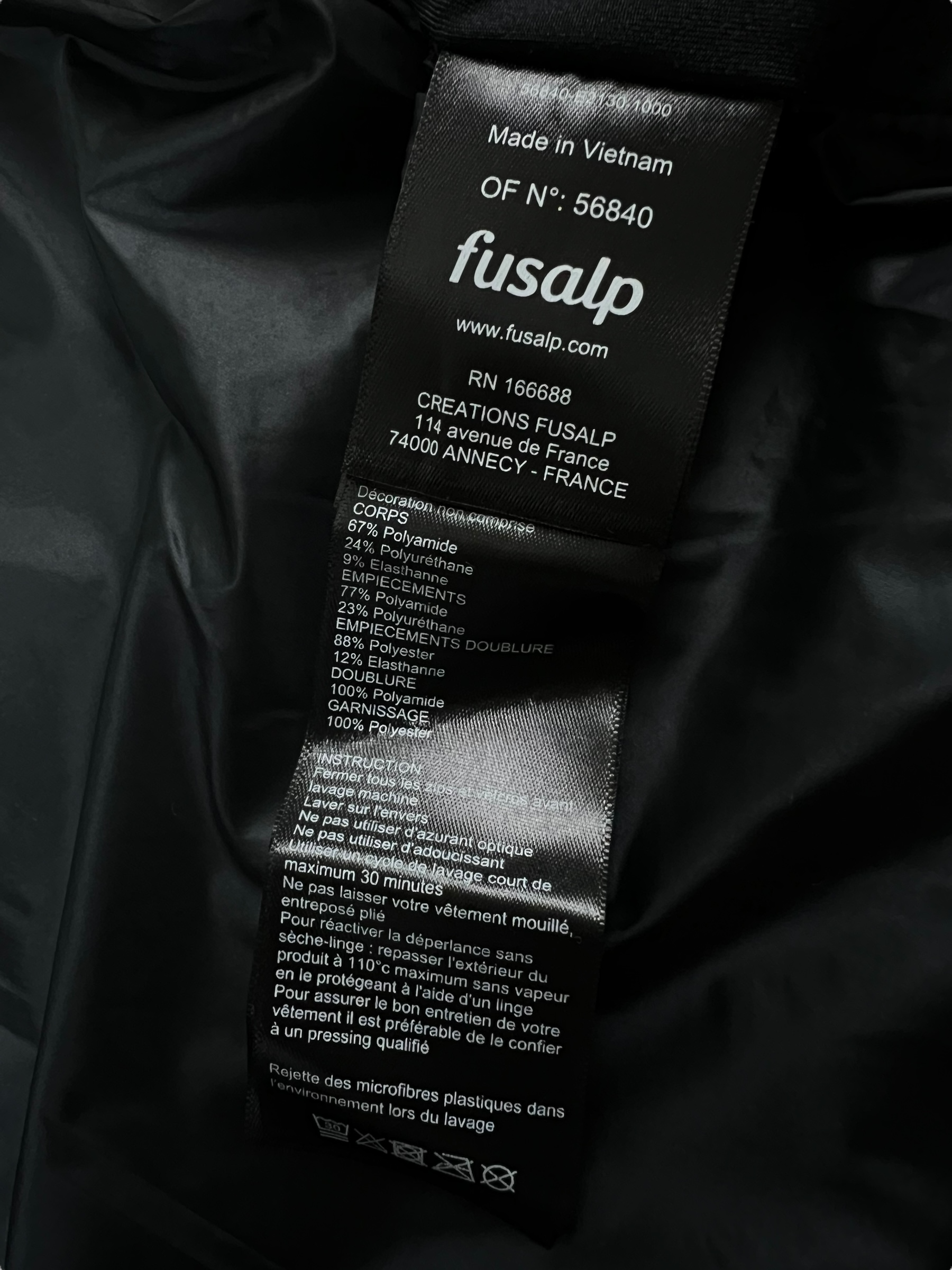 VESTE FUSALP