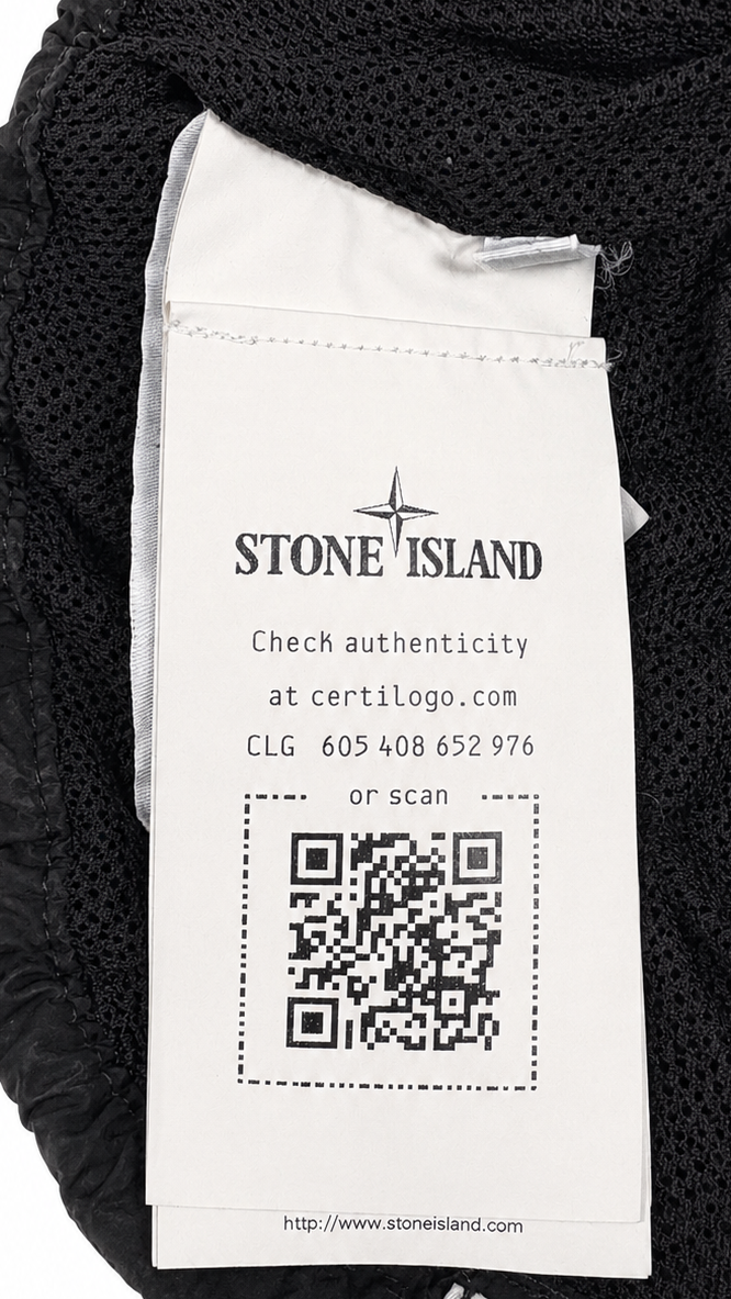 Short de bain Stone Island Nylon Metal noir taille M - vue 5/5