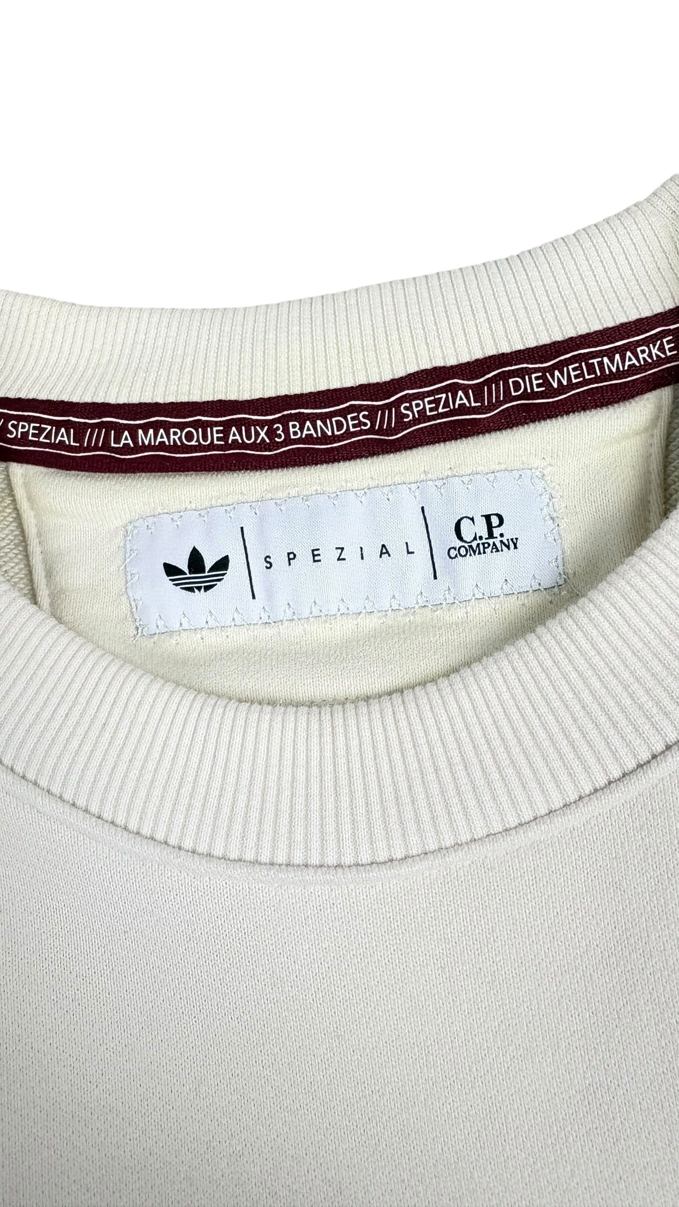 Pull adidas × C.P Company Spezial - Crème - Taille L