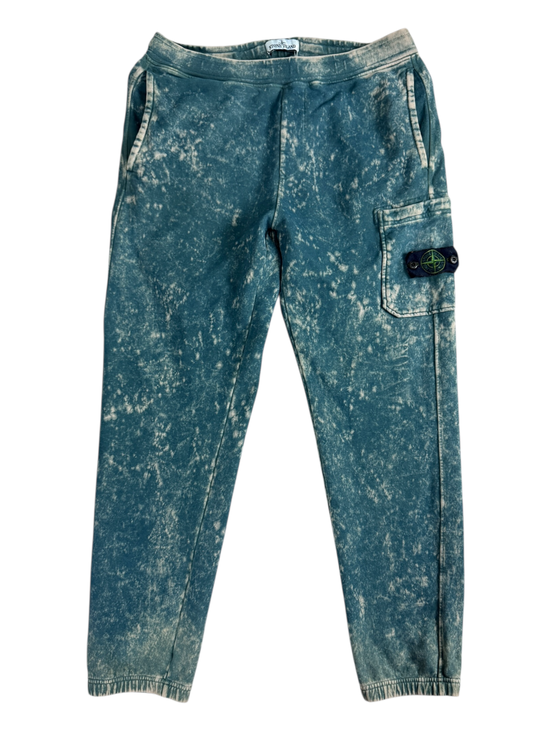 JOGGING STONE ISLAND CAMO OVD TRAITEMENT - BLEU - TAILLE L