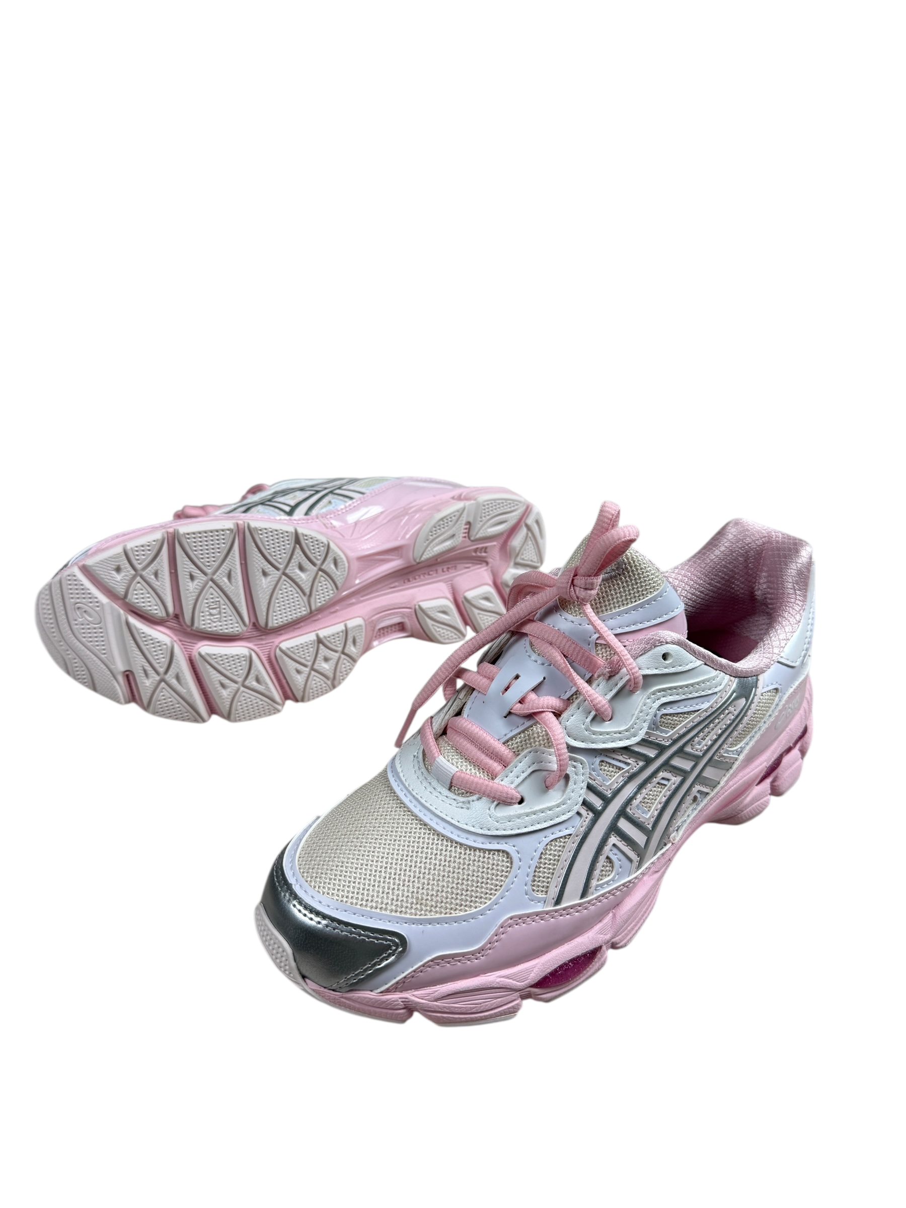 SNEAKERS KICKI YANG ZHANG X ASICS GEL-NYC "PINK CREAM PURE SILVER" - TAILLE 40.5 - NEUF