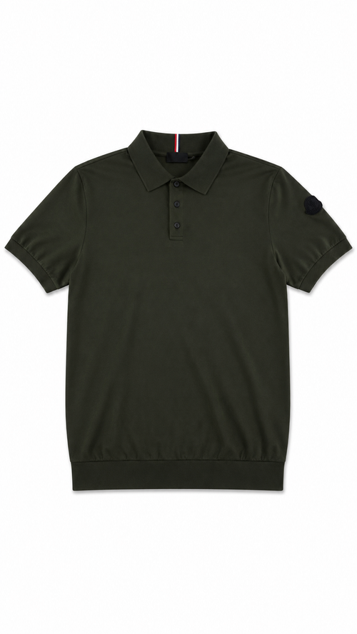 Polo Moncler - Kaki - Neuf