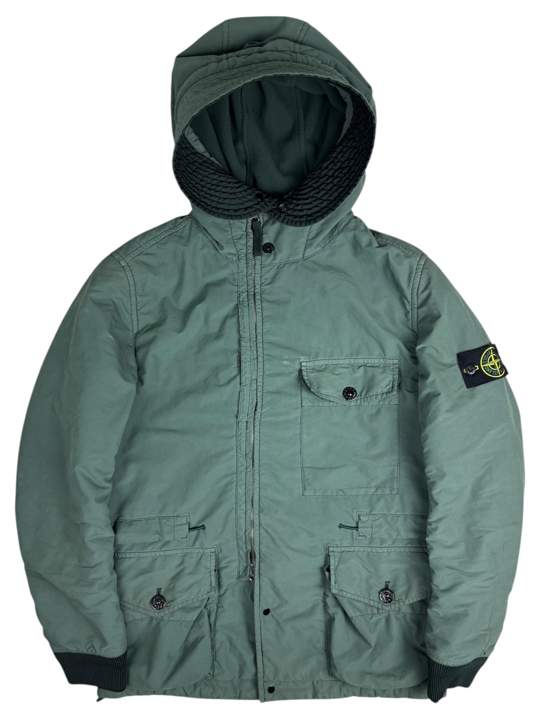 PARKA STONE ISLAND DAVID LIGHT-TC WITH MICROPILE - VERT - TAILLE S