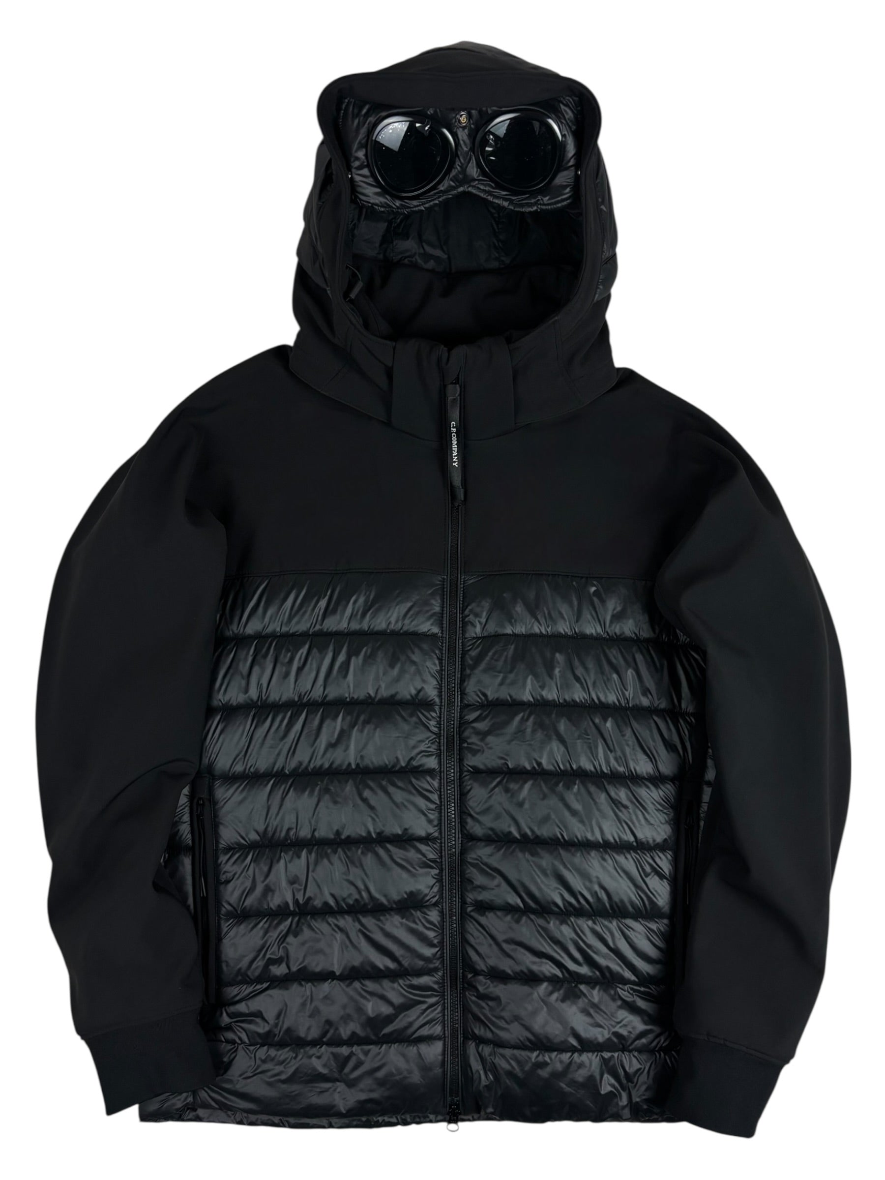 VESTE C.P COMPANY SHELL GOGGLE JACKET - NOIR - TAILLE 54