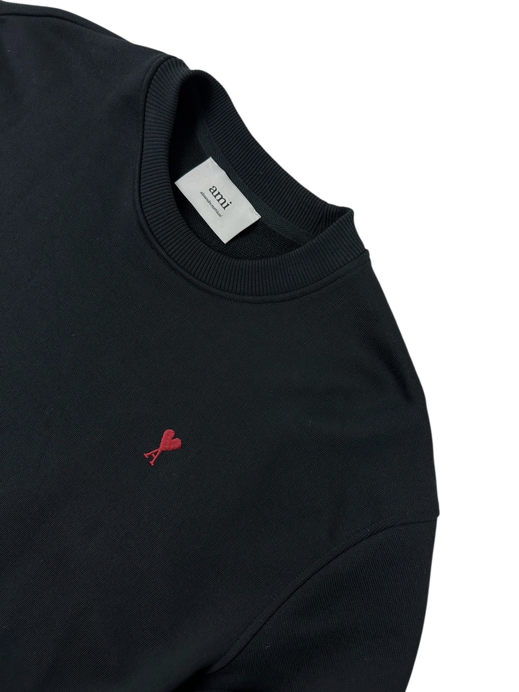 CREWNECK AMI PARIS - NOIR - TAILLE XS