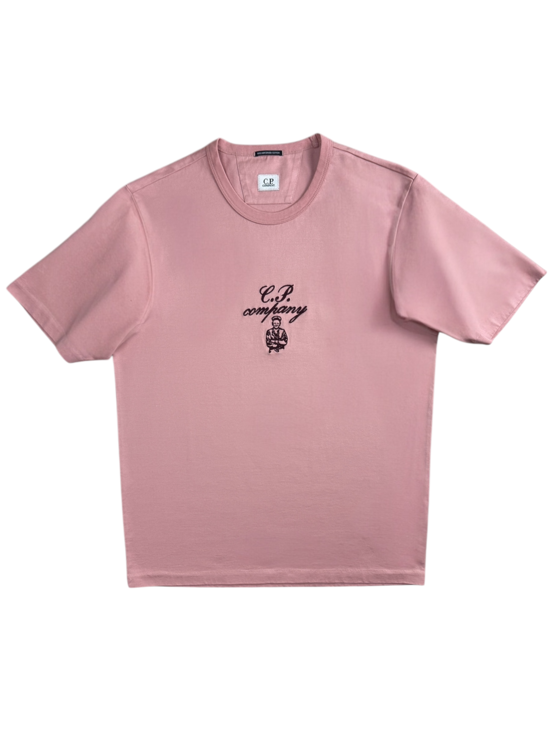 TEE-SHIRT C.P COMPANY - ROSE - NEUF