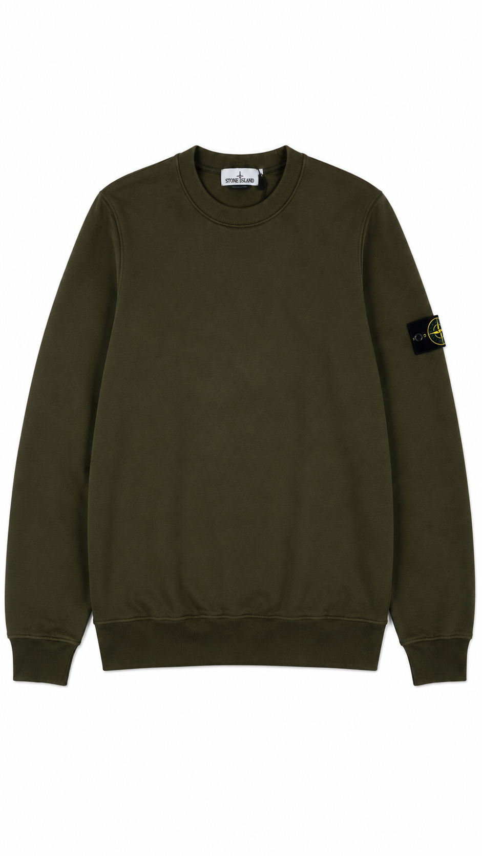 Sweat-shirt Crewneck Stone Island - Kaki - Taille L - Neuf