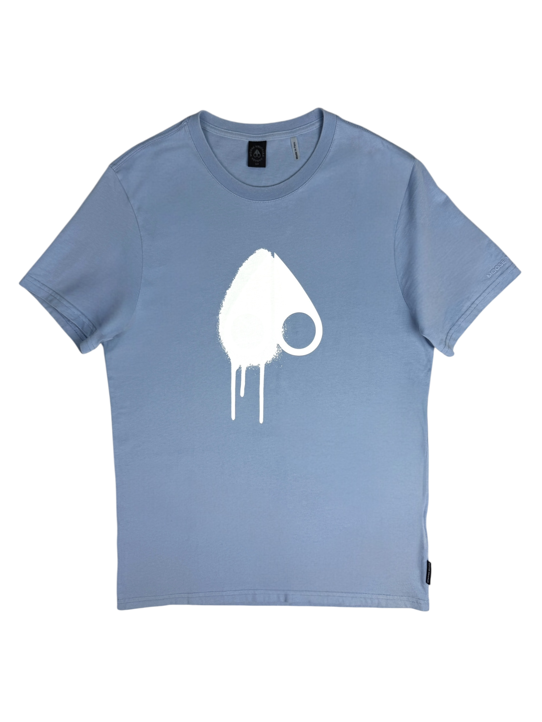 TEE-SHIRT MOOSE KNUCKLES - BLEU - TAILLE S