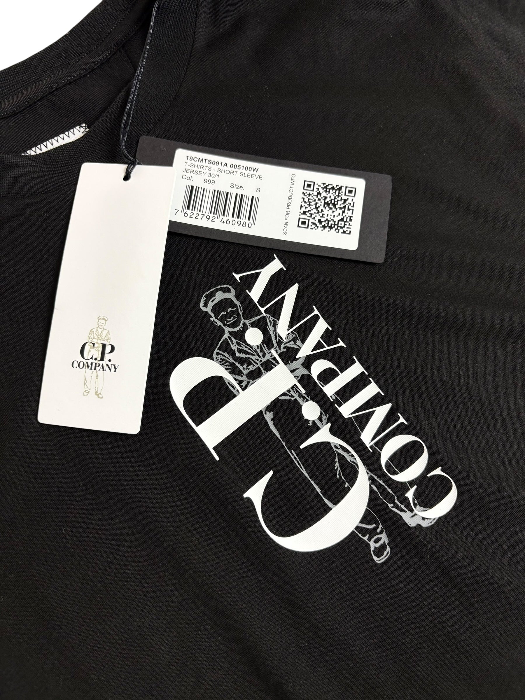 TEE-SHIRT C.P COMPANY - NOIR - NEUF