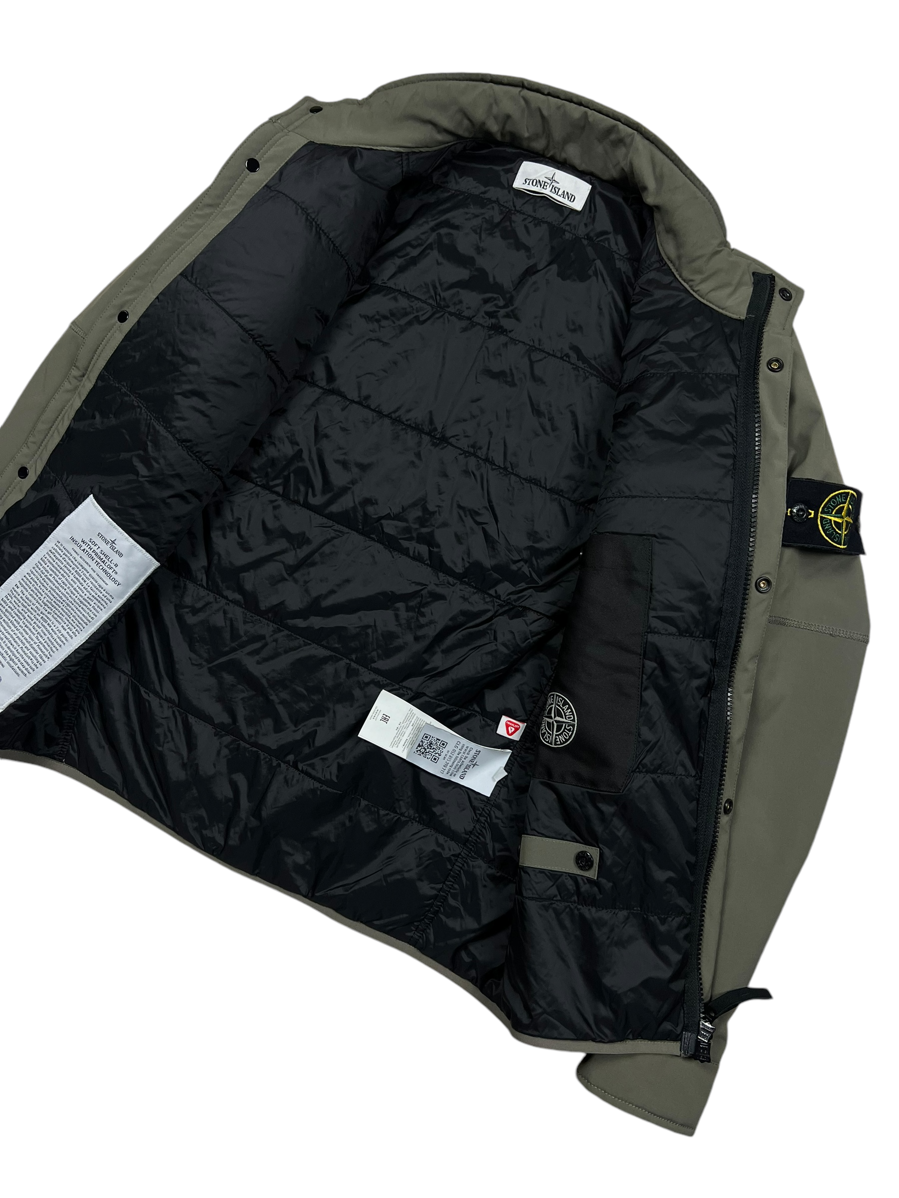 VESTE STONE ISLAND SOFT SHELL-R WITH PRIMALOFT INSULATION TECHNOLOGY