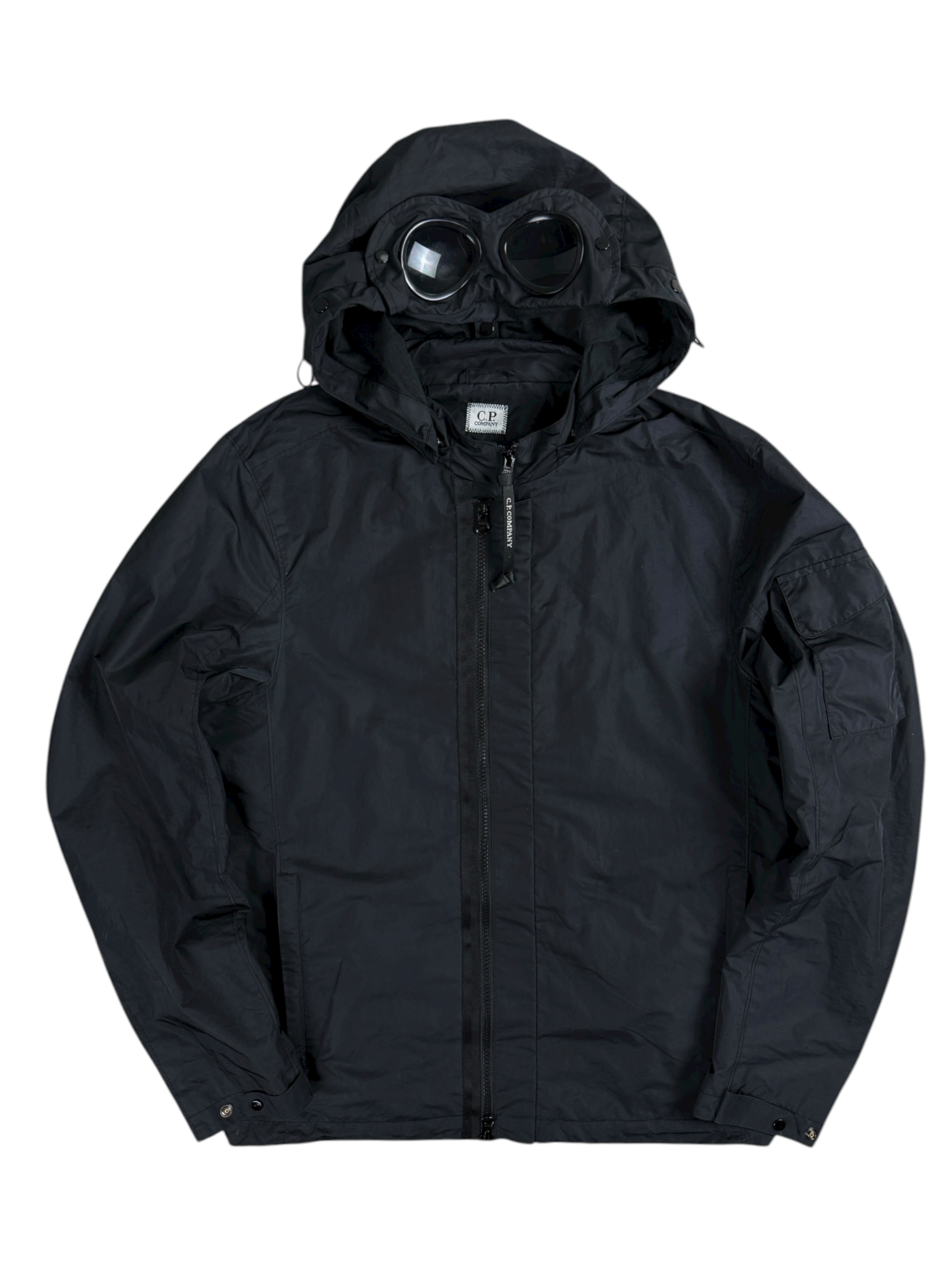 VESTE C.P COMPANY GOGGLE JACKET MICRO M - NOIR - TAILLE M