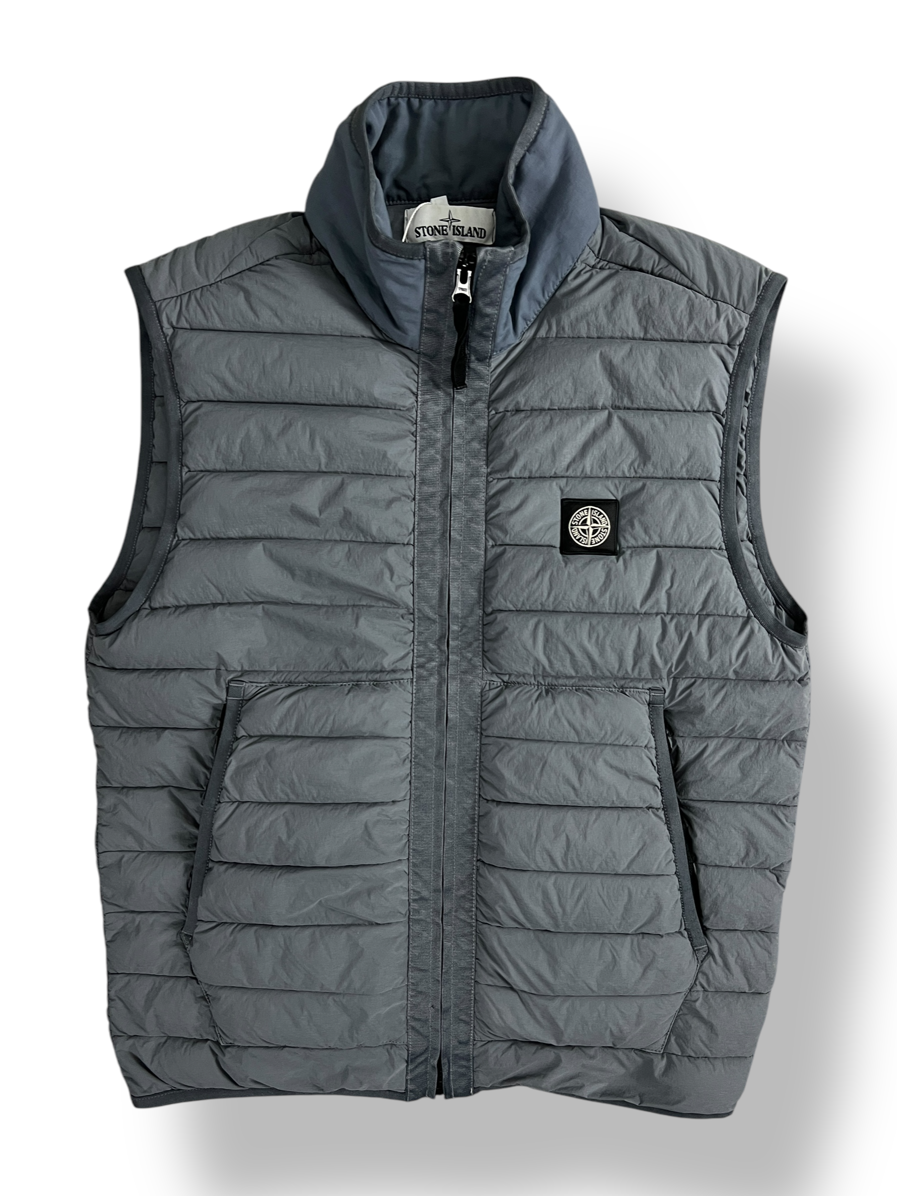 GILET STONE ISLAND LOOM WOVEN DOWN CHAMBERS STRETCH NYLON-TC