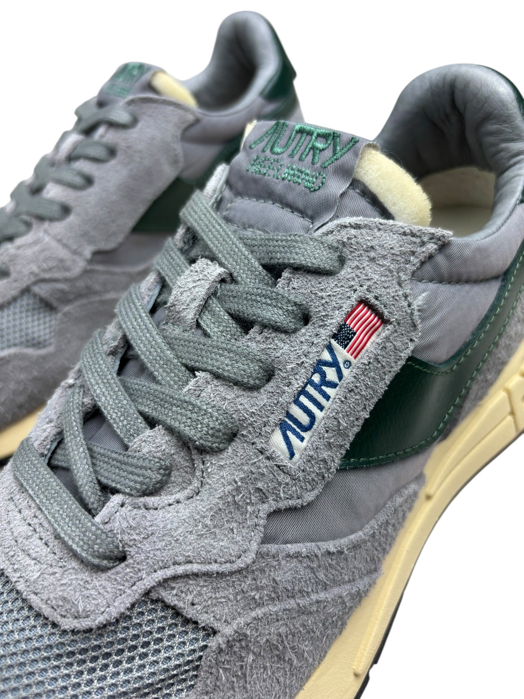 SNEAKERS AUTRY REELWIND LOWN MAN SUEDE/NET NHTOWL/MOUN - NEUF