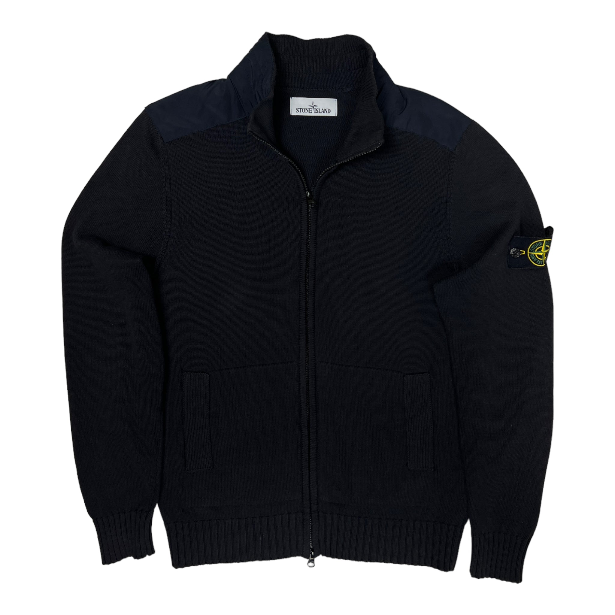 Gilet noir best sale stone island