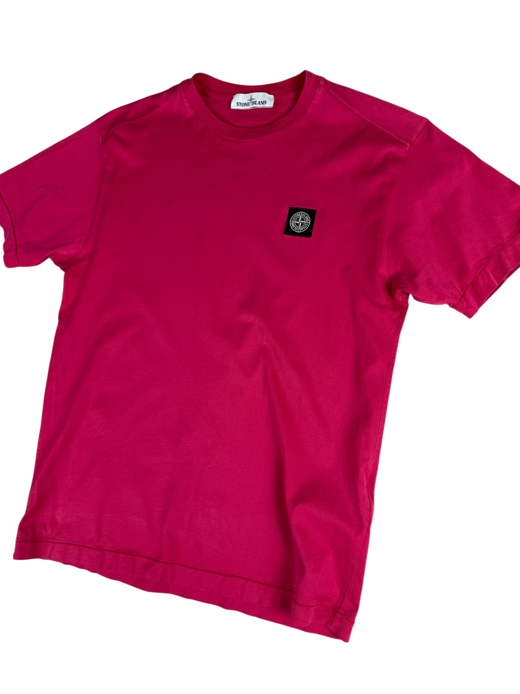 TEE-SHIRT STONE ISLAND - ROSE- TAILLE M