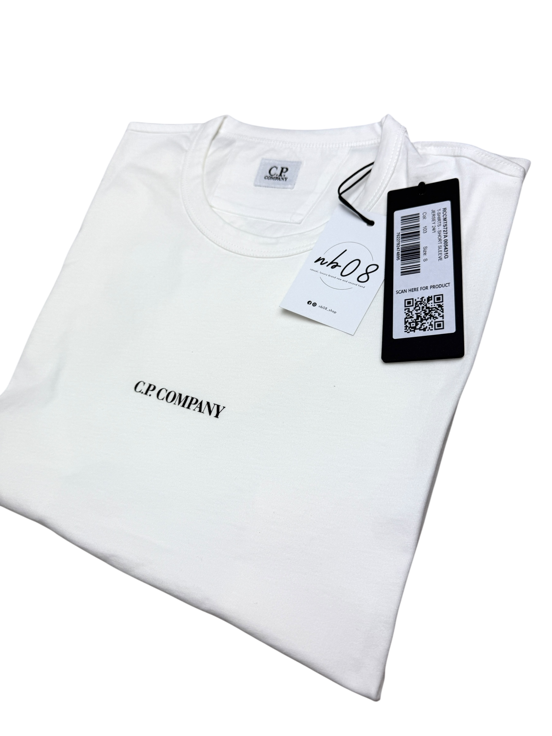TEE-SHIRT C.P COMPANY - BLANC - NEUF