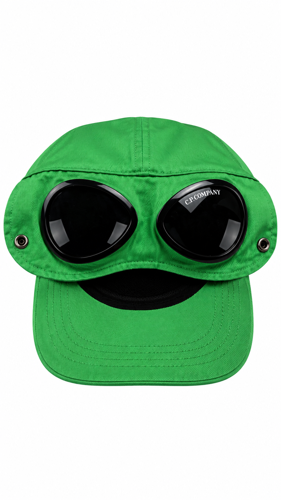 Casquette C.P Company Junior Goggle Gabardine - Vert - Taille M