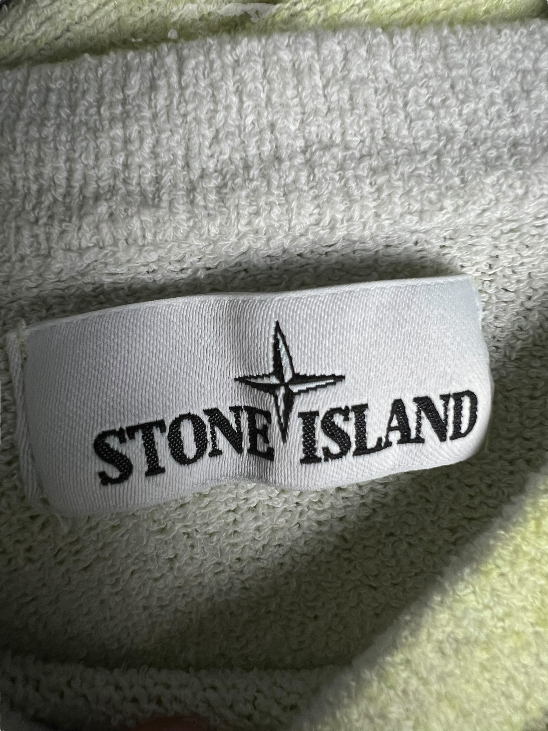 PULL COL ROND STONE ISLAND HAND SPRAYED TREATMENT - NB08