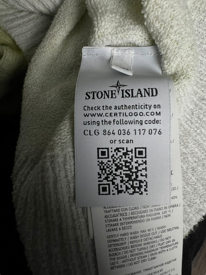 PULL COL ROND STONE ISLAND HAND SPRAYED TREATMENT - NB08