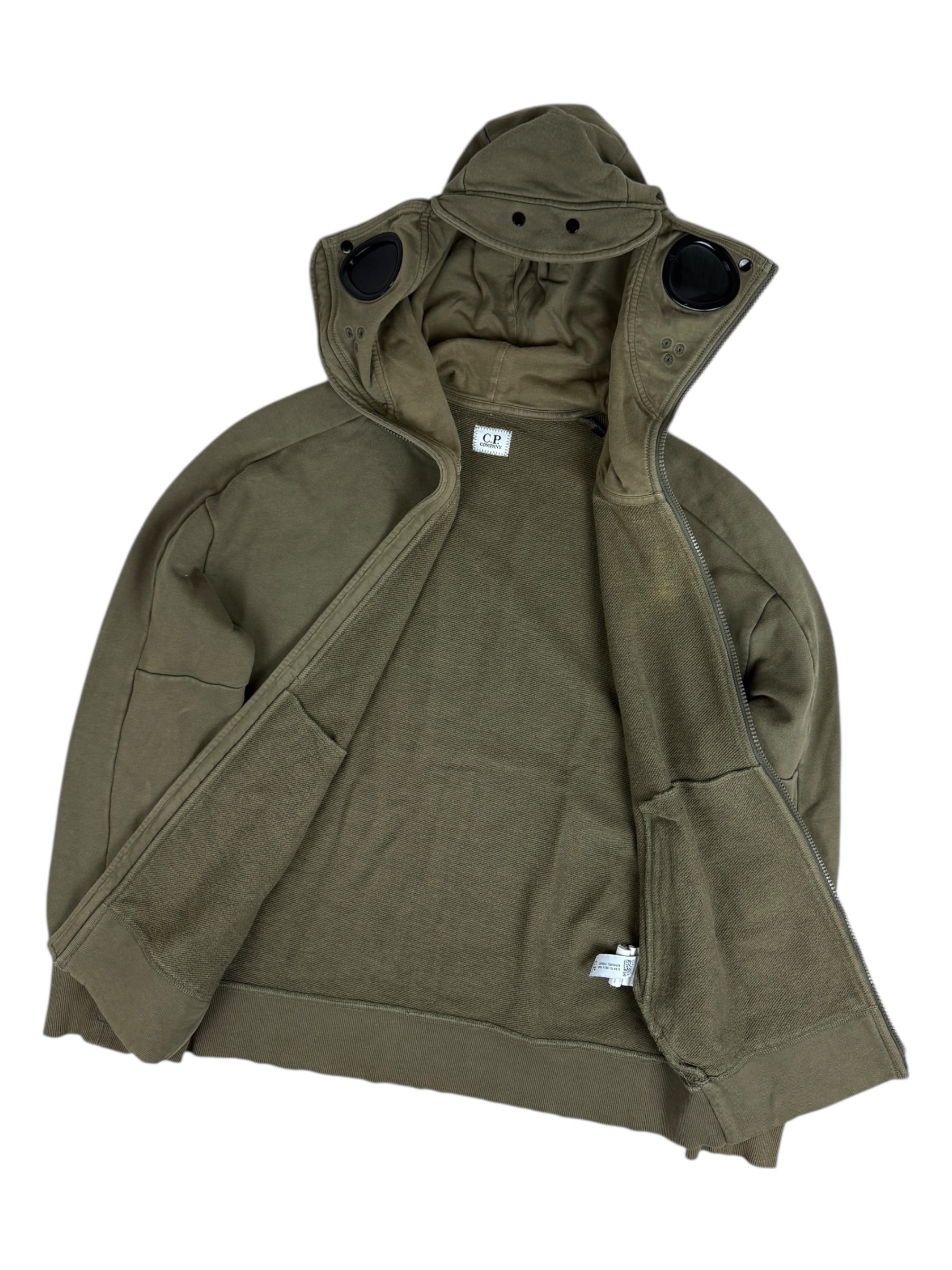 GILET C.P COMPANY GOGGLE JACKET - KAKI - TAILLE M