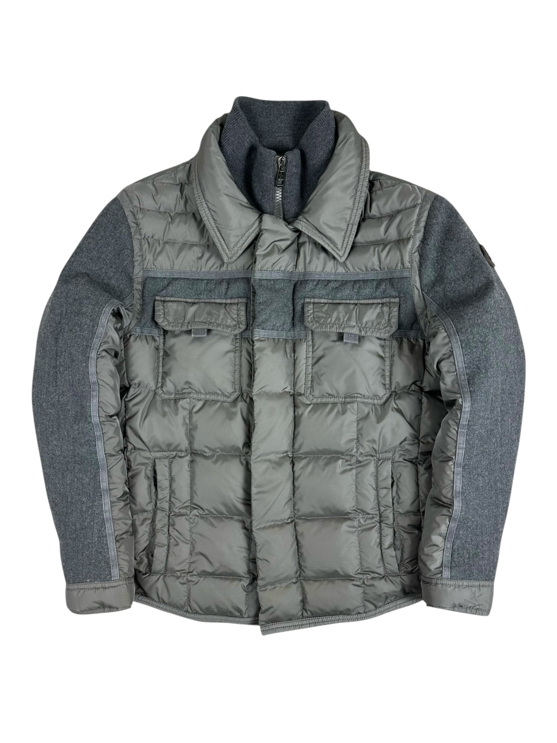 VESTE MONCLER BLAIS - GRIS - TAILLE 1