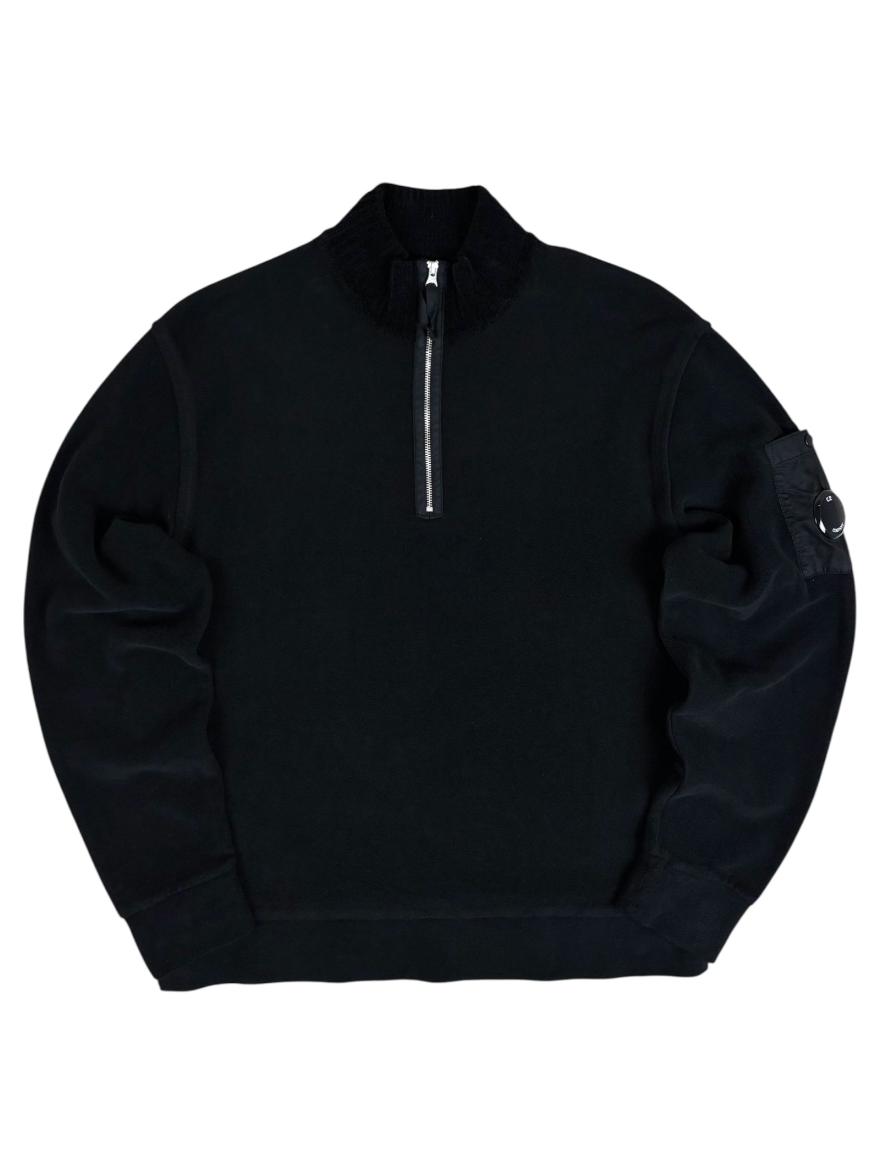 PULL ZIPPÉ C.P COMPANY - NOIR - TAILLE S