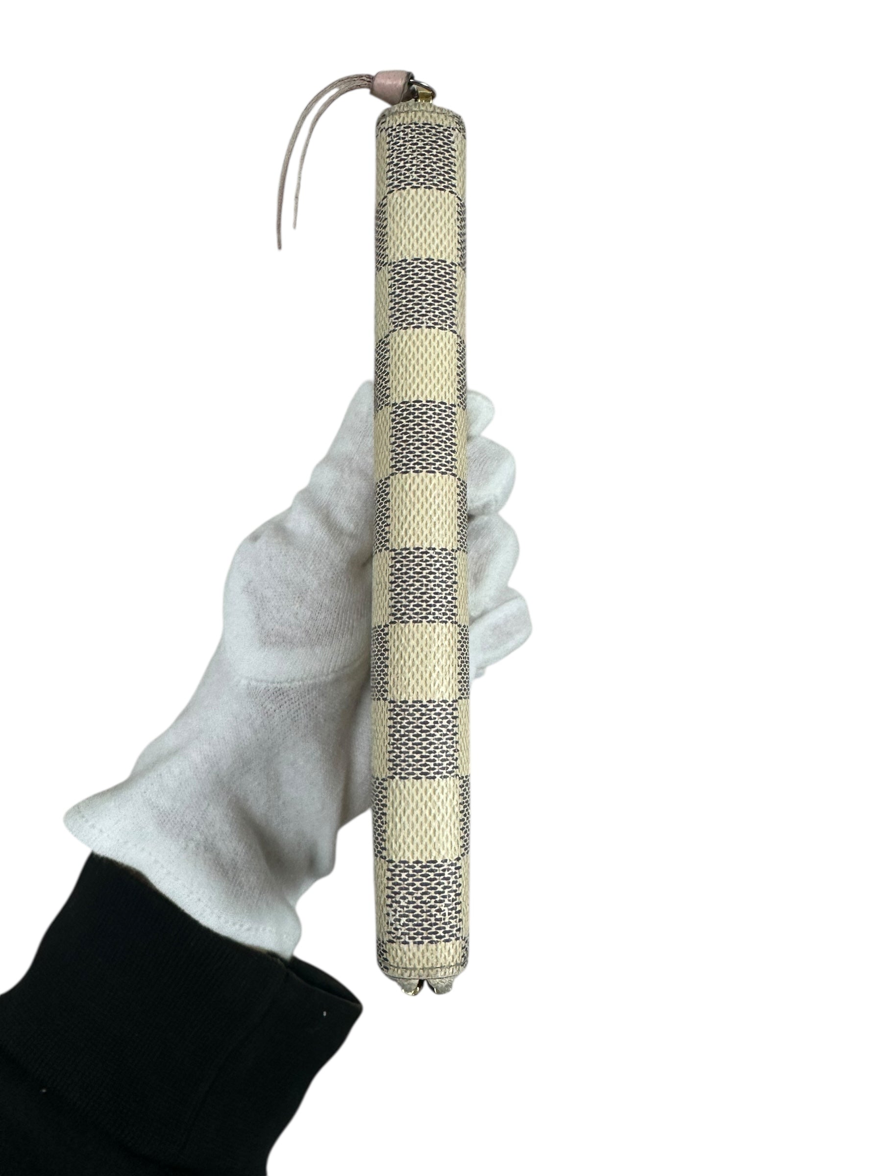 PORTE FEUILLE LOUIS VUITTON CLÉMENCE - TOILE DAMIER AZUR - ROSE - GI2147