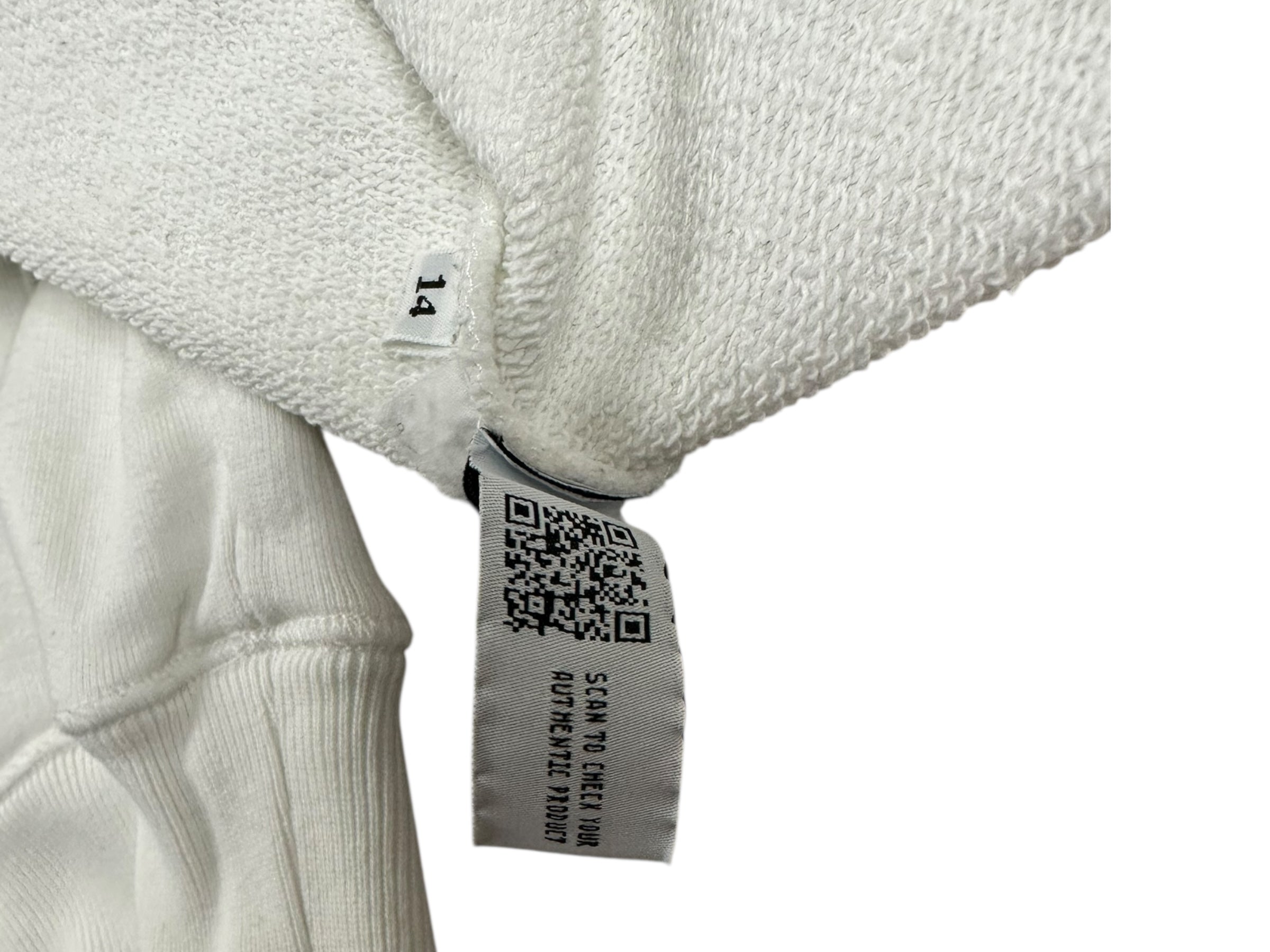 GILET C.P COMPANY GOGGLE JACKET - BLANC - TAILLE 14 ANS