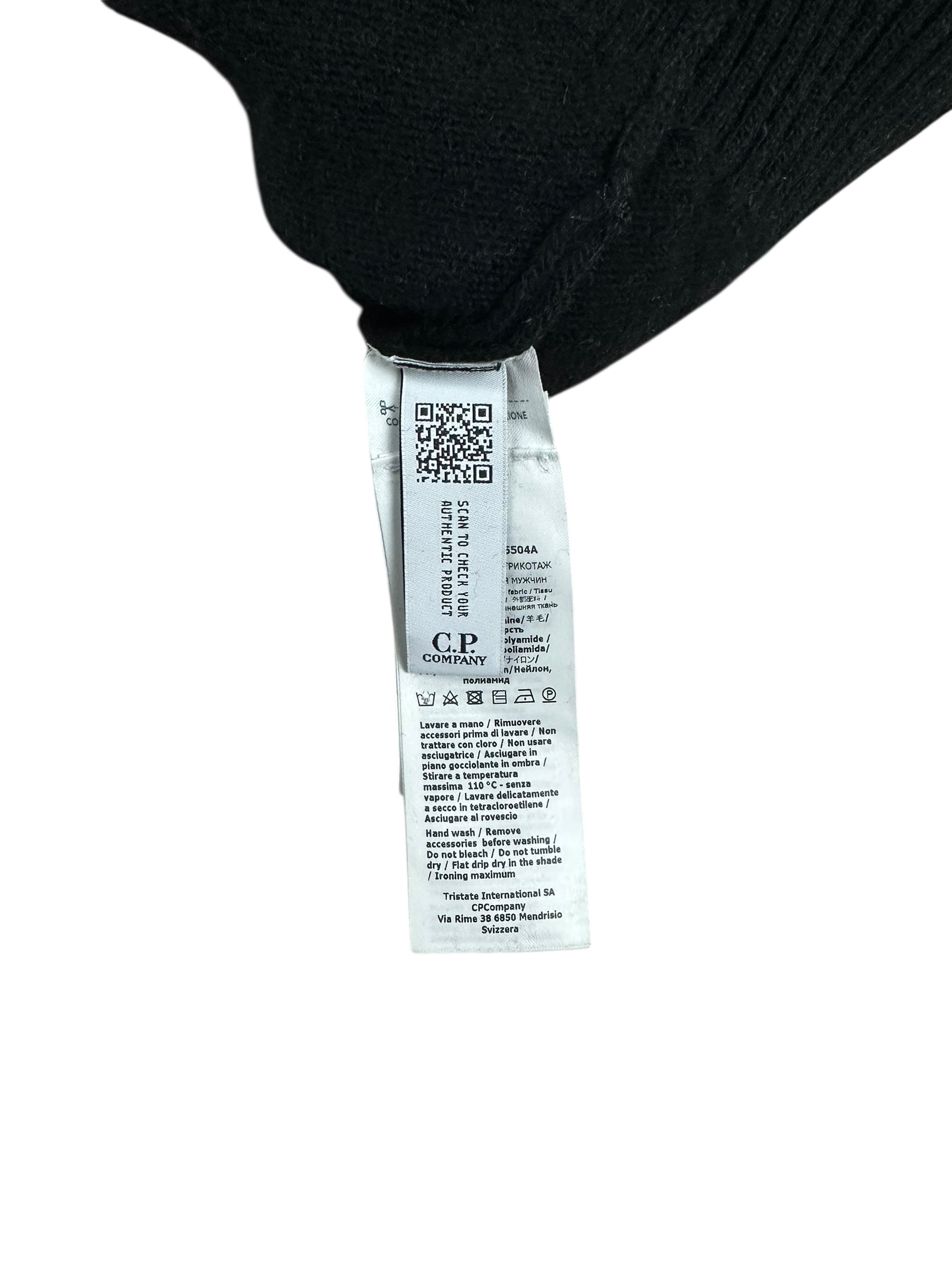 PULL C.P COMPANY - NOIR - TAILLE 50