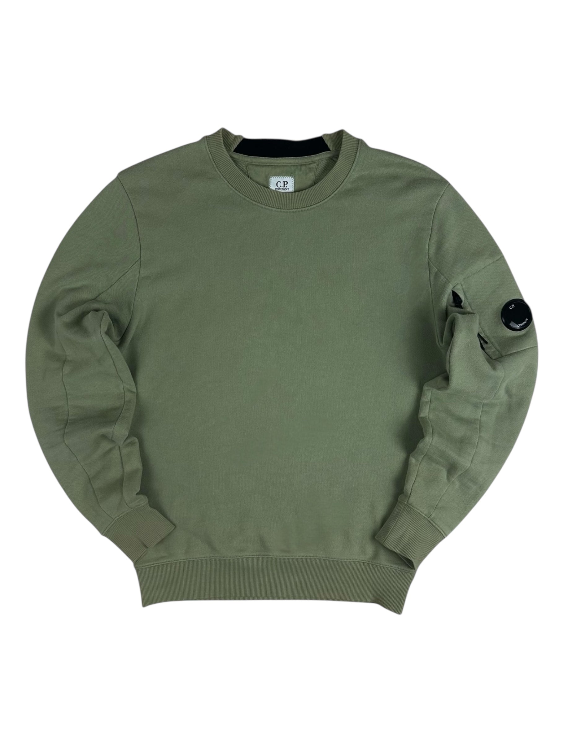 CREWNECK C.P COMPANY - VERT - TAILLE S