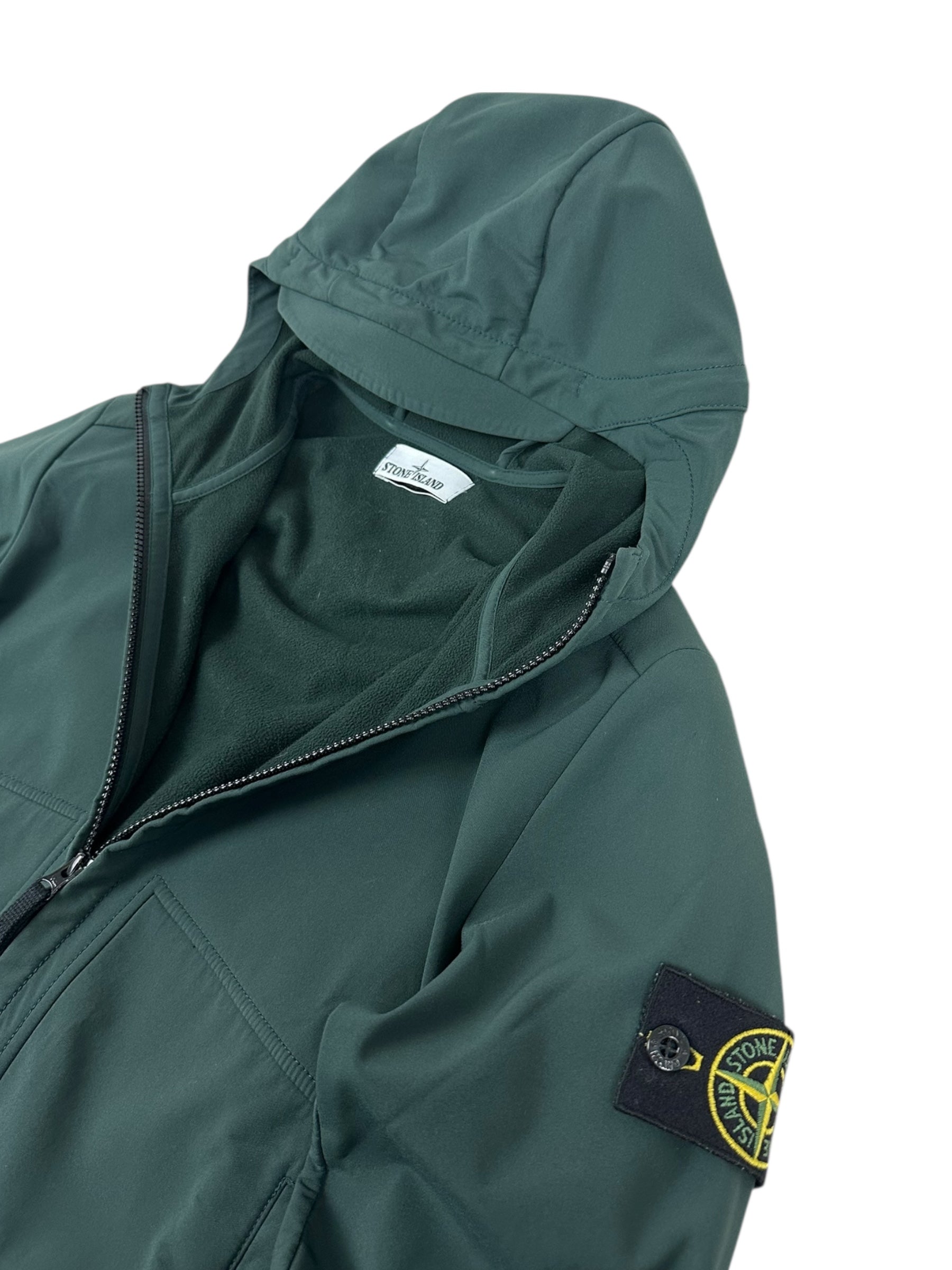 VESTE STONE ISLAND SHELL-R - VERT PÉTROLE - TAILLE S
