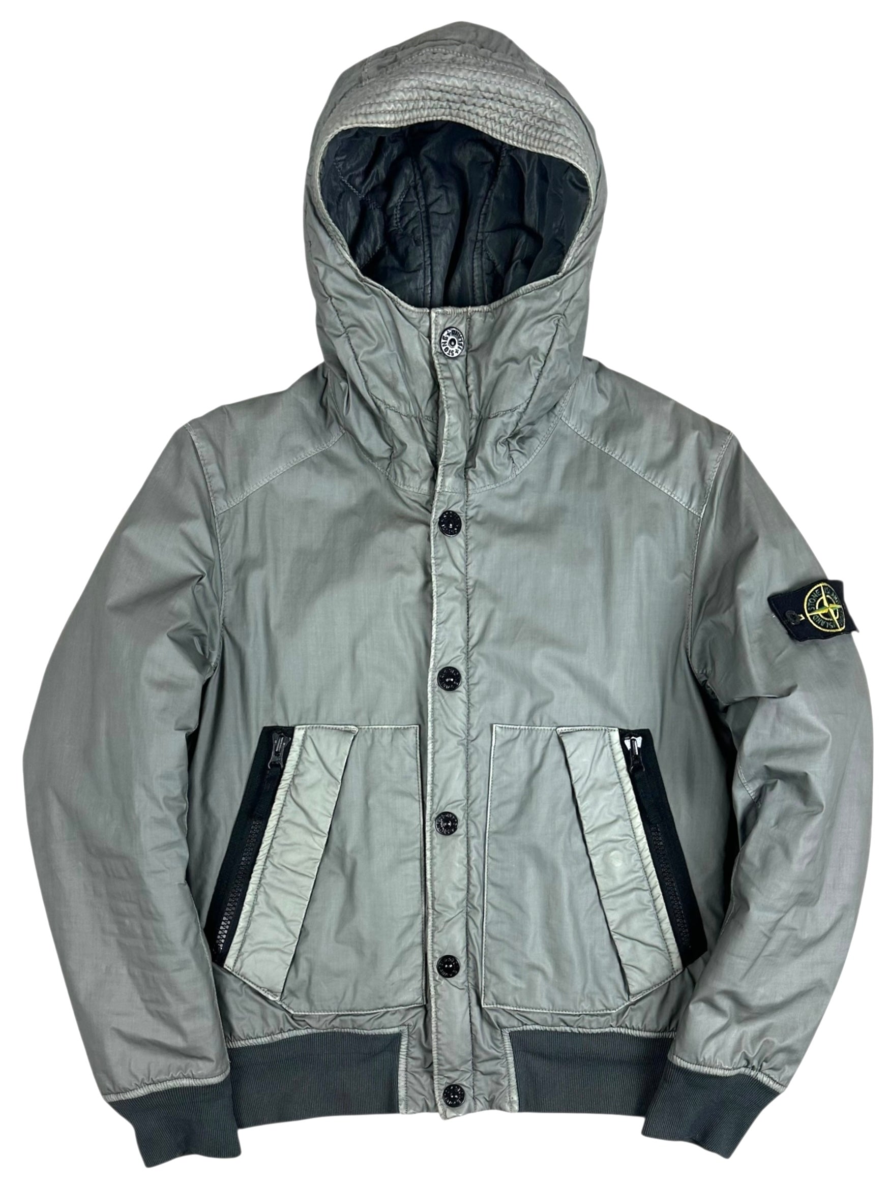 VESTE STONE ISLAND MUSSOLA GOMMATA - GRIS - TAILLE S