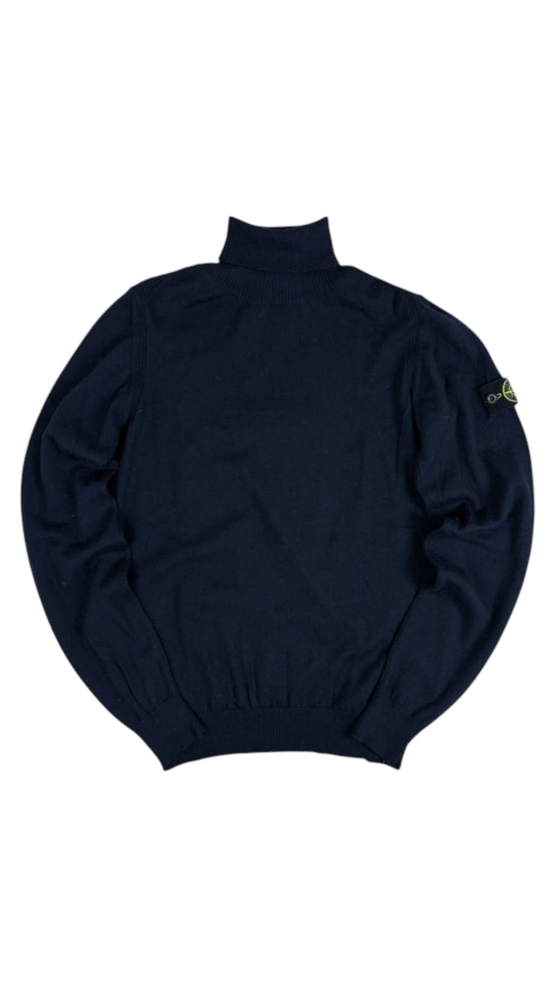 Pull Col Roulé Stone Island - Marine - Taille 14 Ans