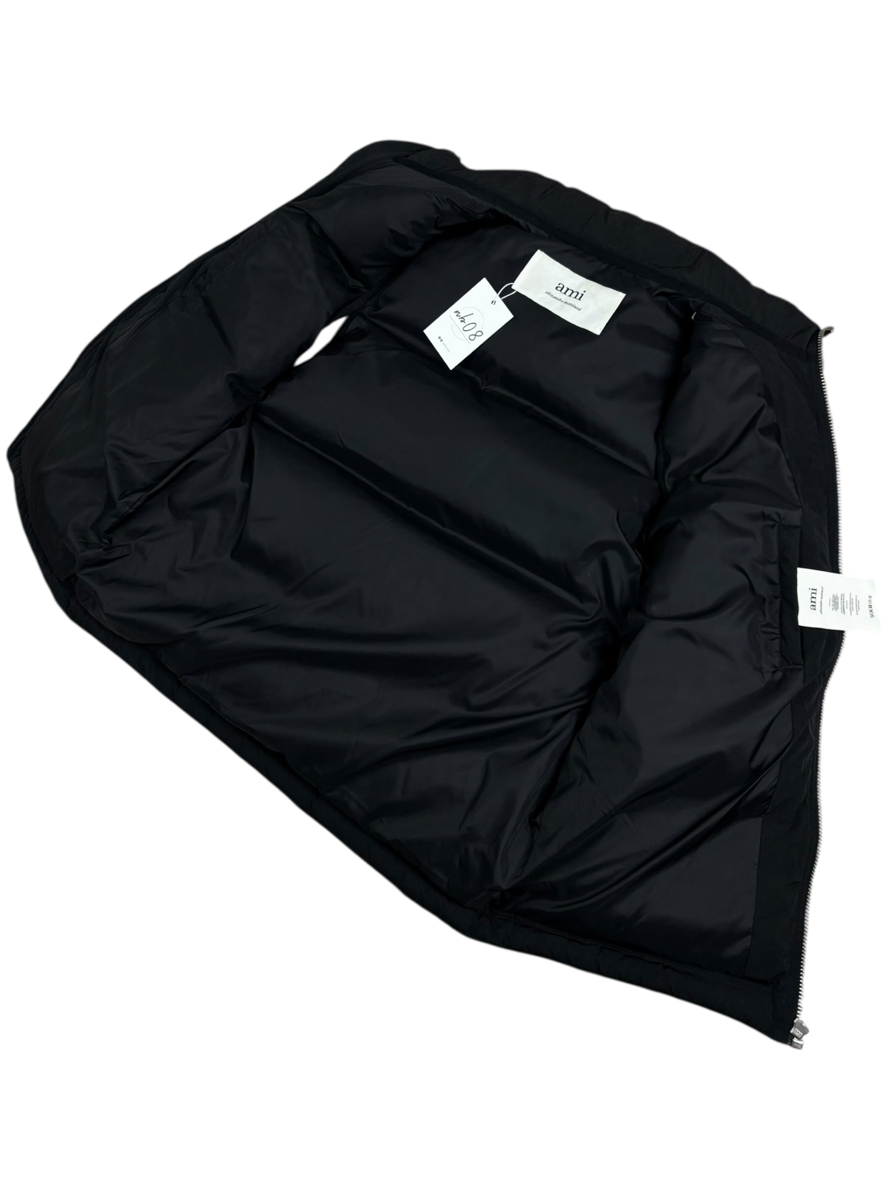 Gilet Ami Paris noir taille M - Détail