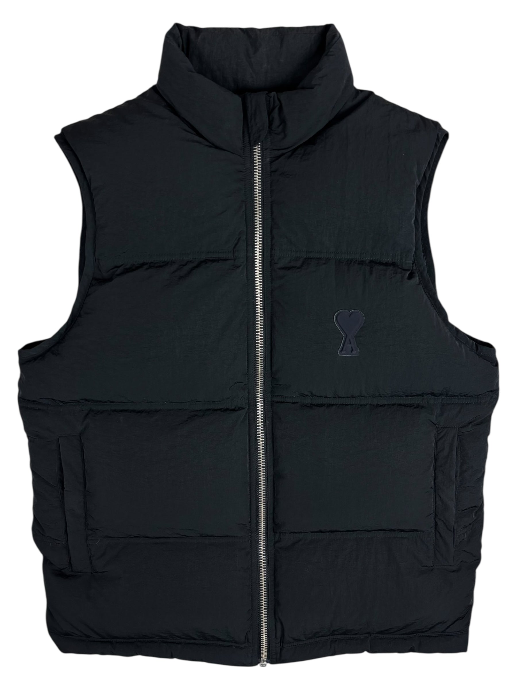 Gilet Ami Paris noir taille M - Vue de face